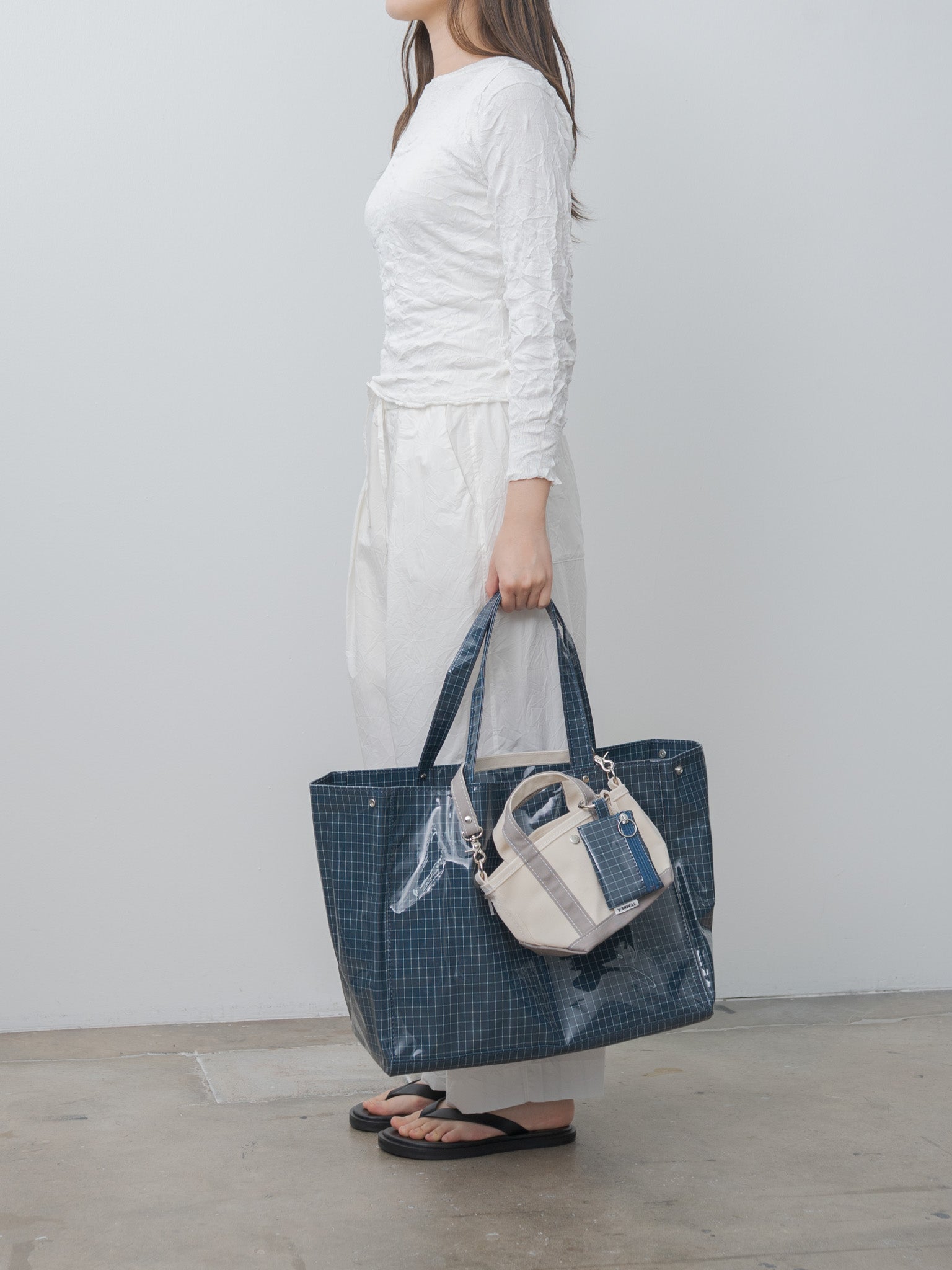 Namu Shop - Tembea Tote Bag Mini - Natural/Gray