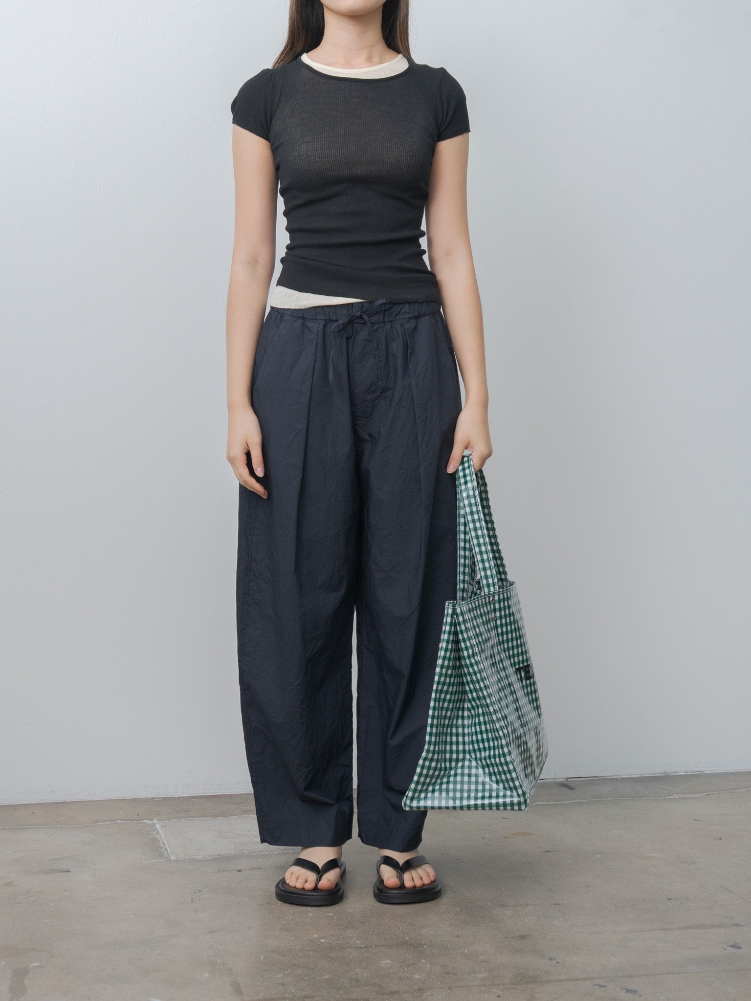 Namu Shop - Sayaka Davis Cap Sleeve Tee - Peach