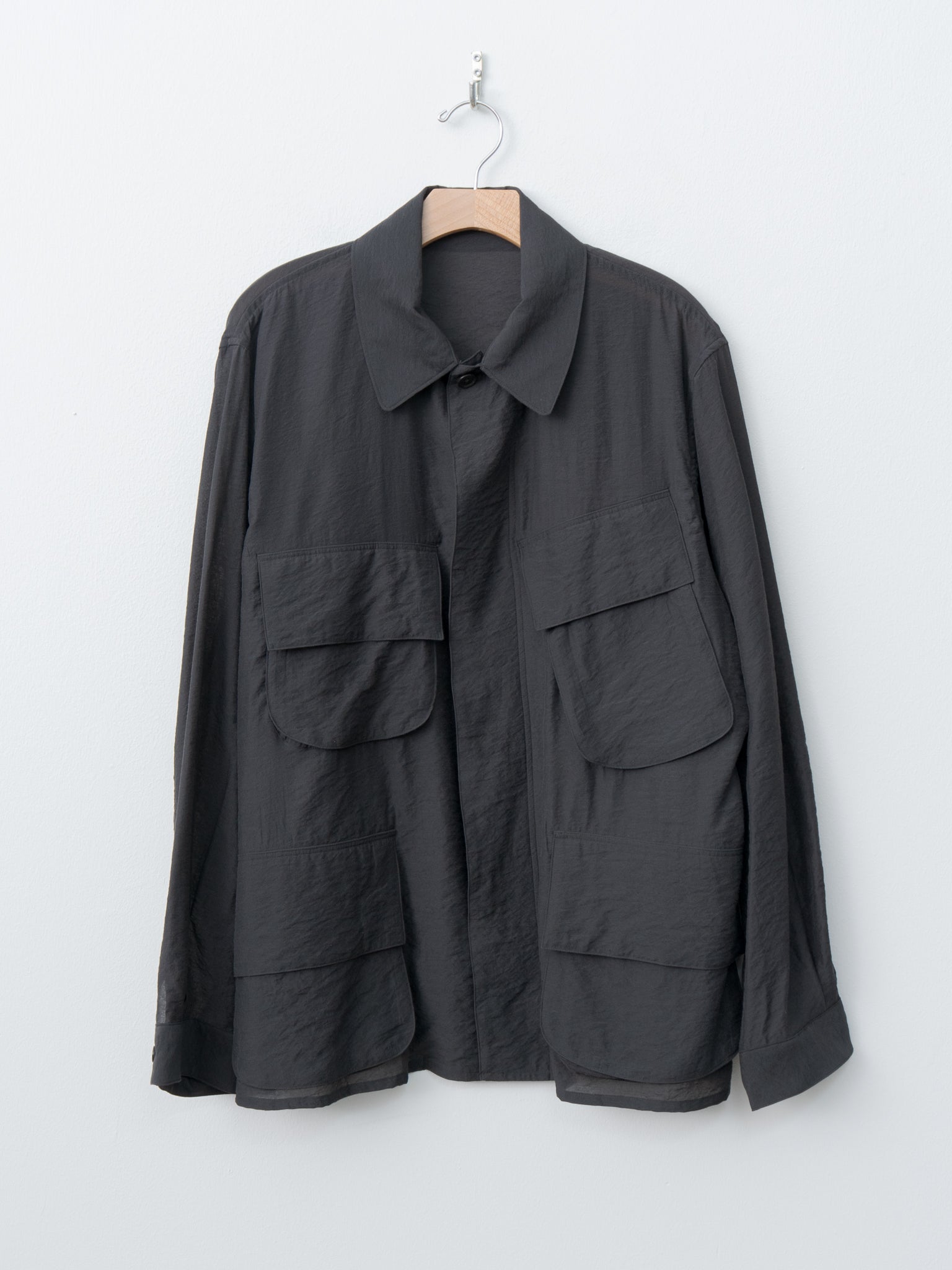 Namu Shop - Blurhms Ny-Vi-Li Beacon Jacket - Charcoal Brown