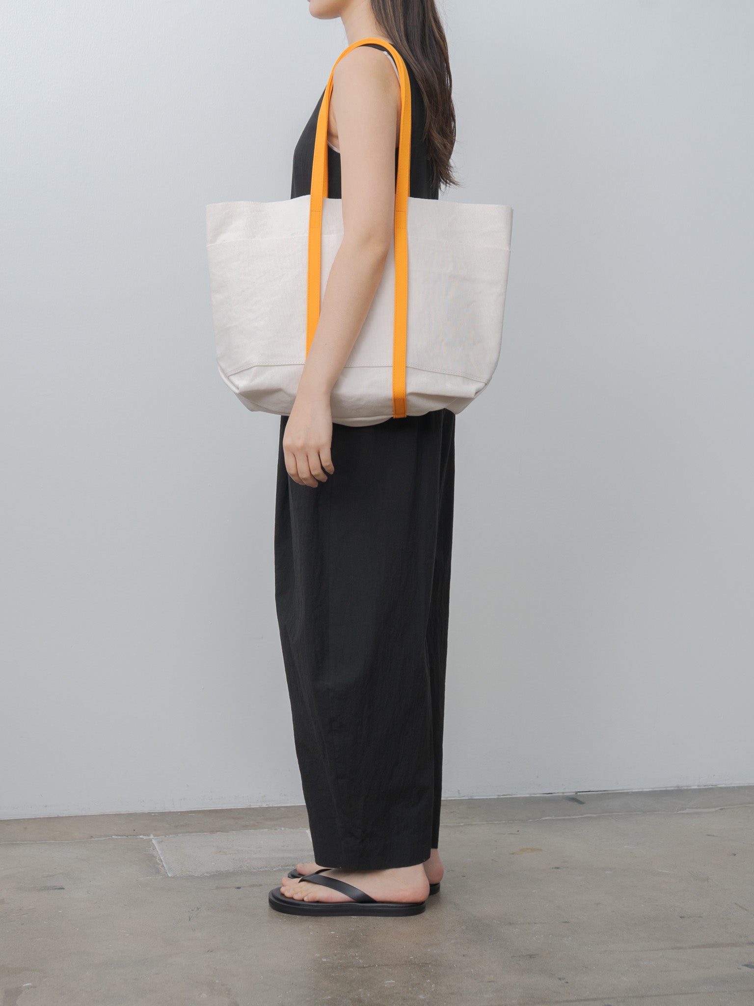 Namu Shop - Amiacalva Washed Canvas Tote 2-Tone - Orange