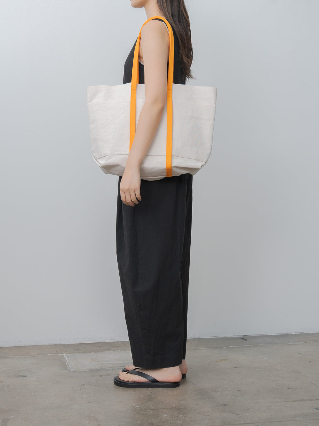 Namu Shop - Amiacalva Washed Canvas Tote 2-Tone - Orange