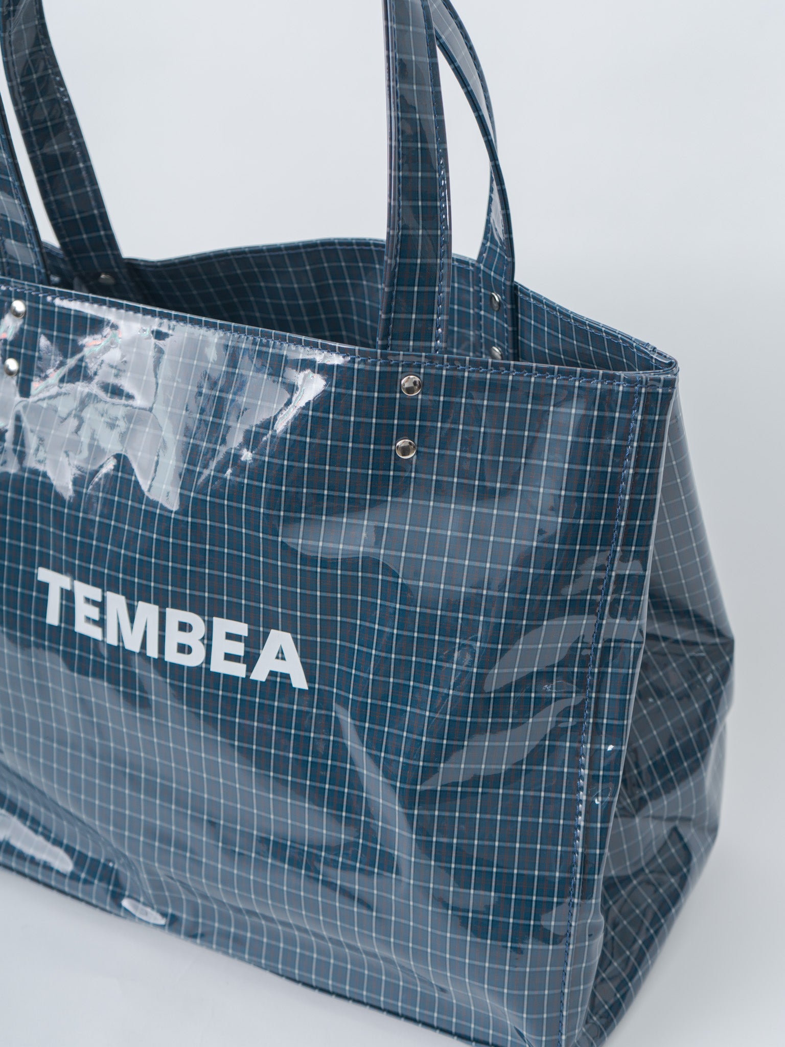 Namu Shop - Tembea Carry Tote - Check Blue