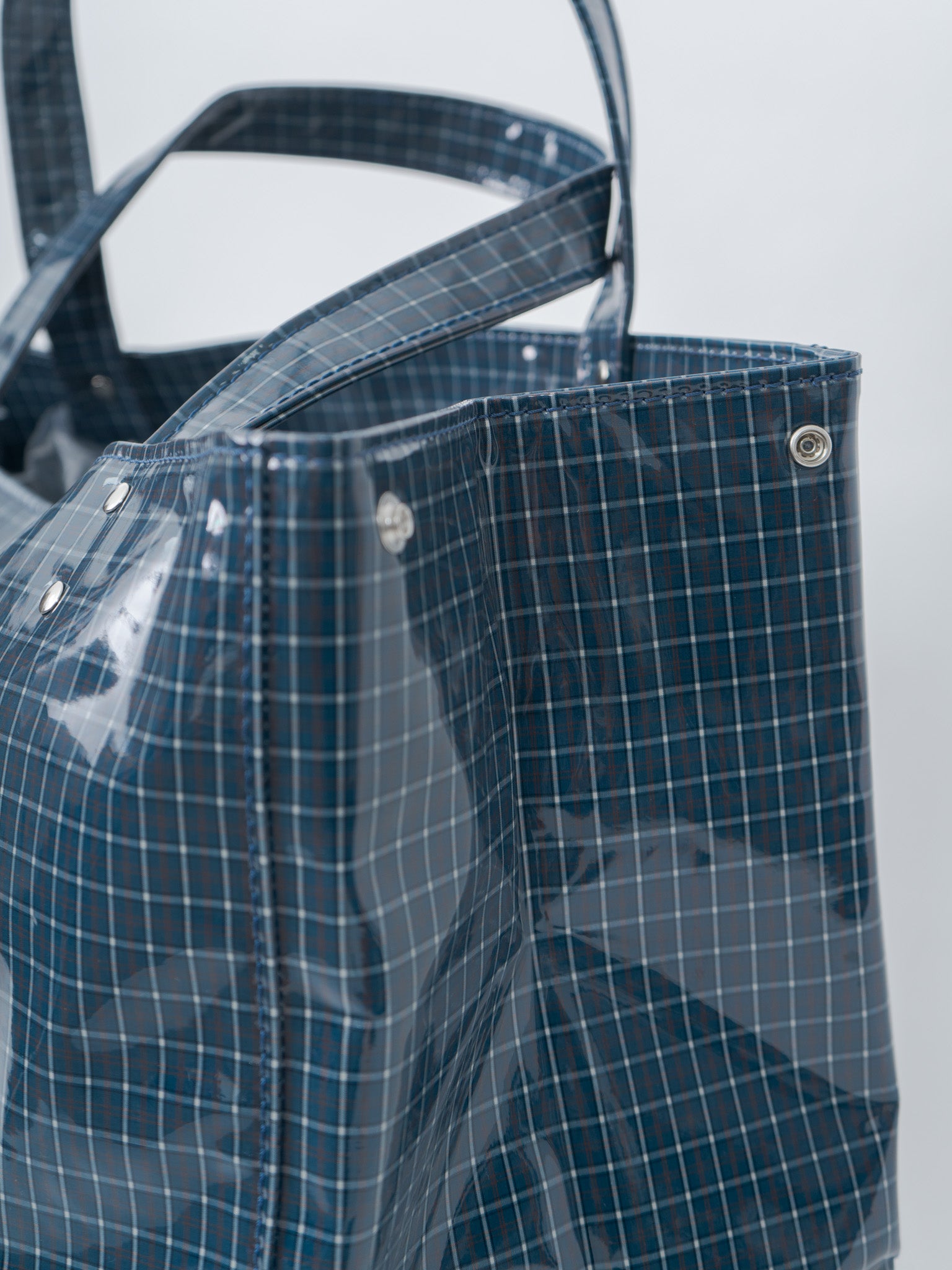 Namu Shop - Tembea Carry Tote - Check Blue