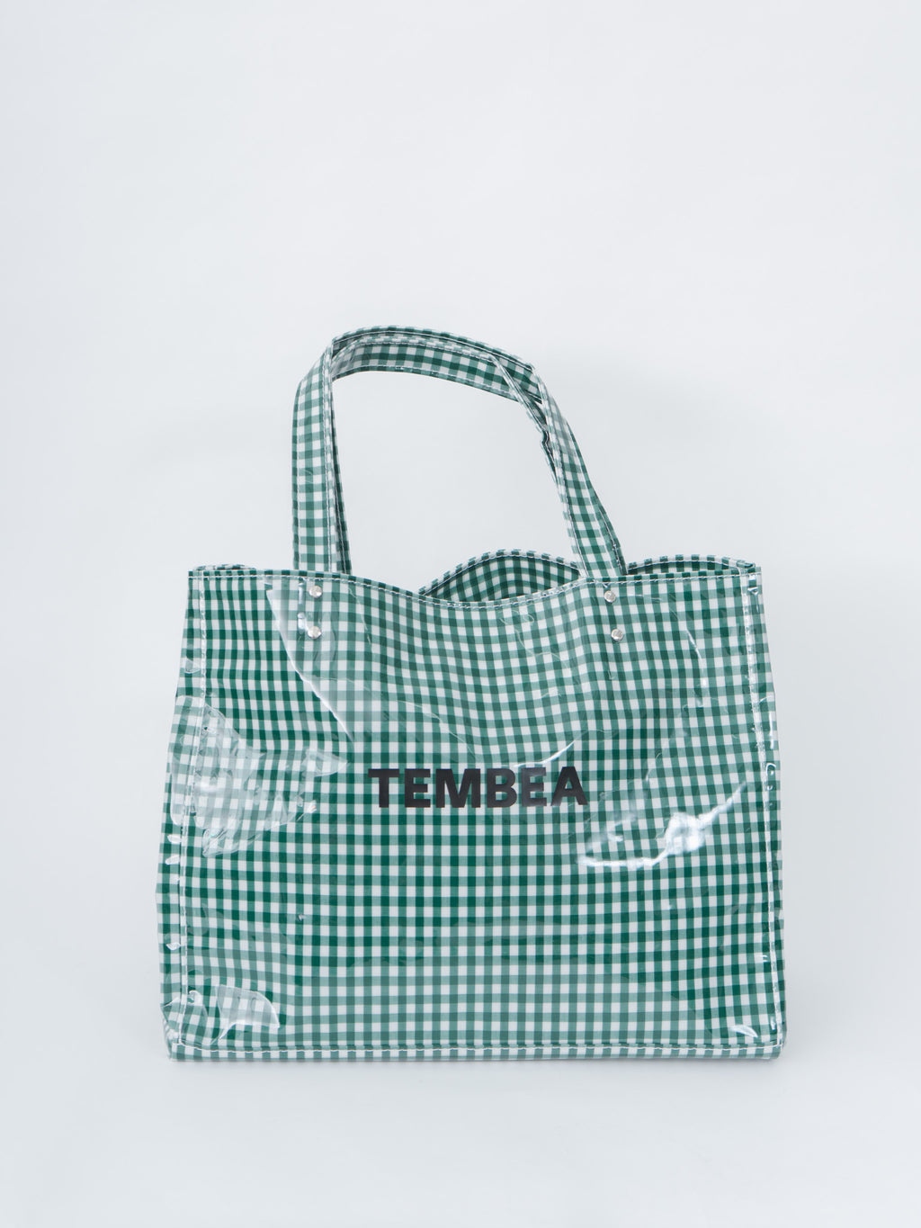 Namu Shop - Tembea Carry Tote - Gingham Green