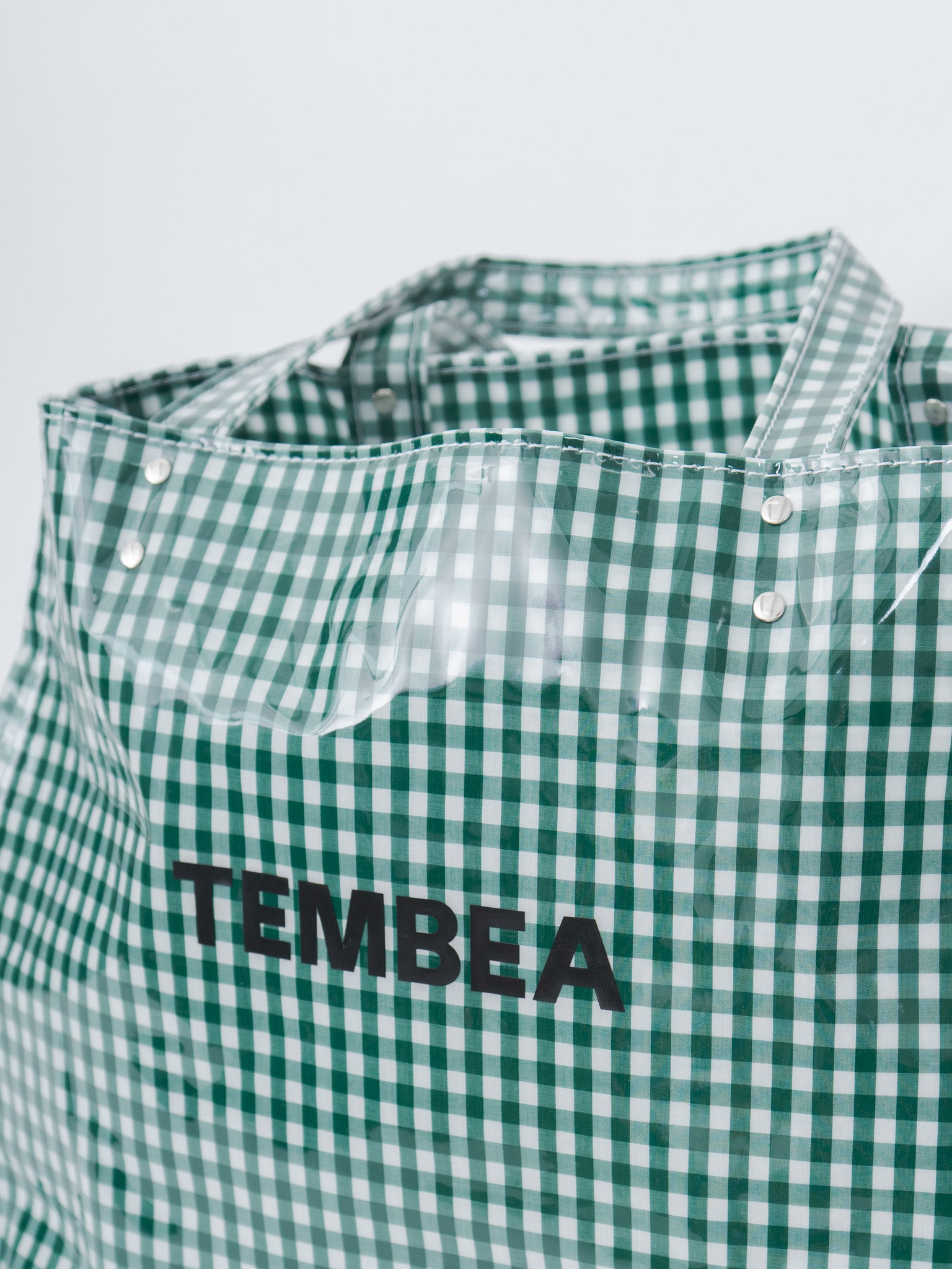 Namu Shop - Tembea Carry Tote - Gingham Green