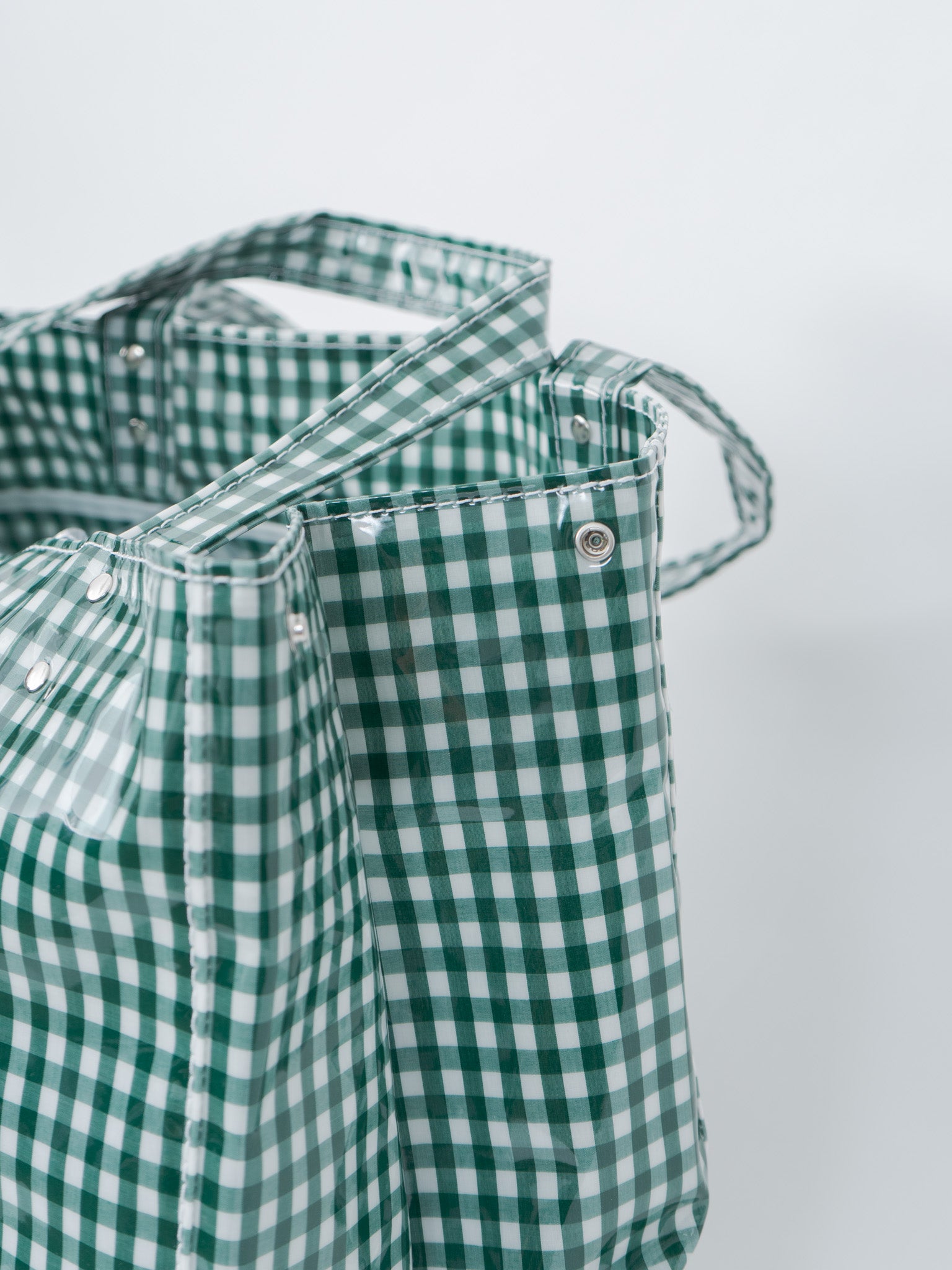 Namu Shop - Tembea Carry Tote - Gingham Green