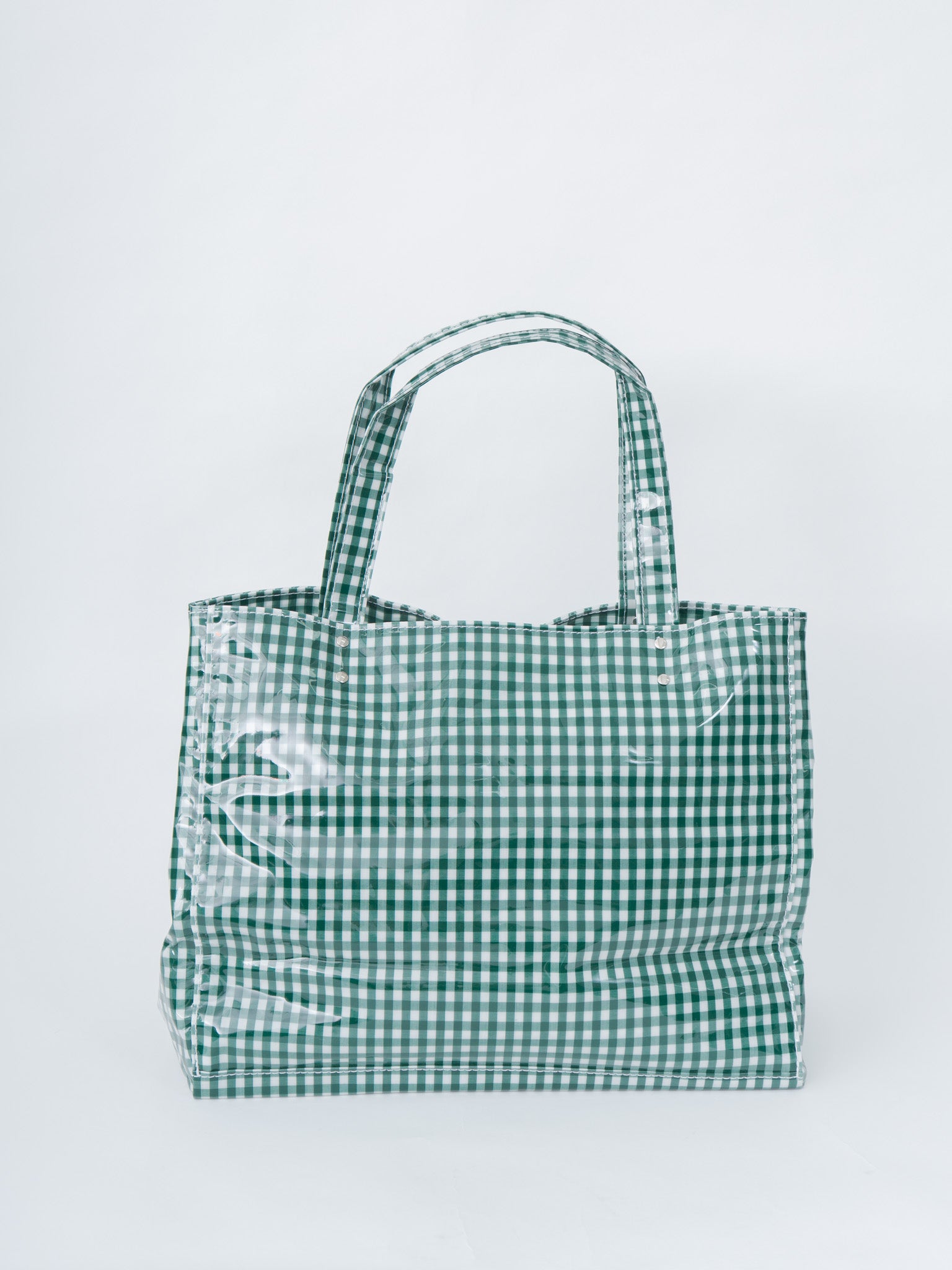 Namu Shop - Tembea Carry Tote - Gingham Green