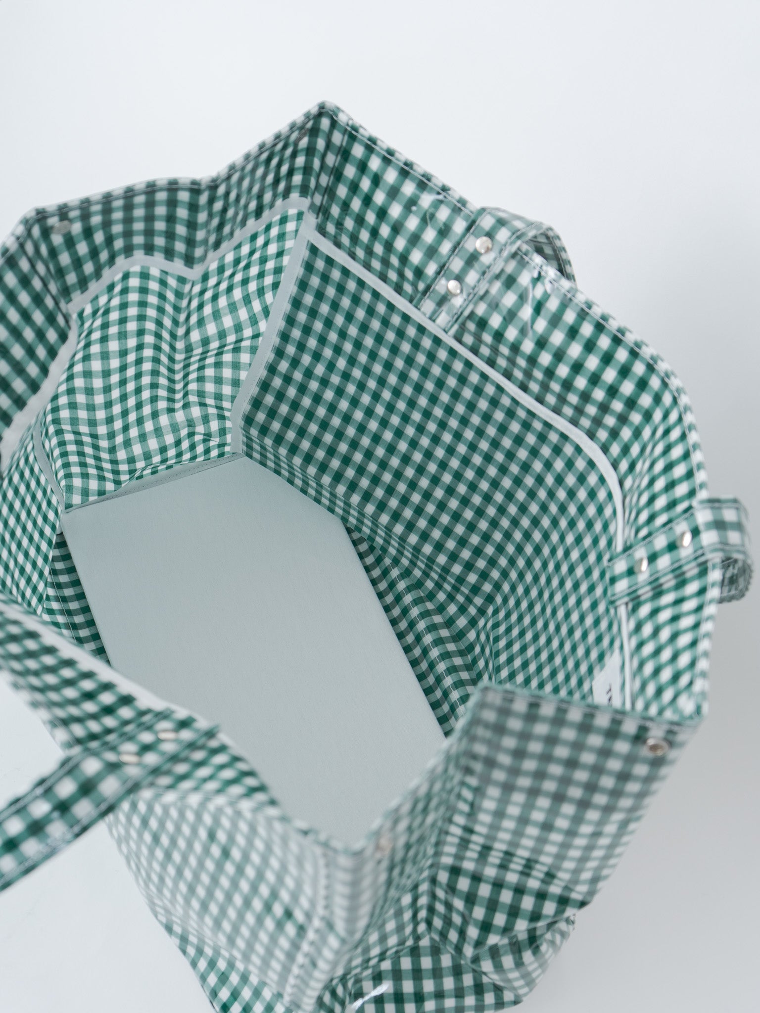 Namu Shop - Tembea Carry Tote - Gingham Green