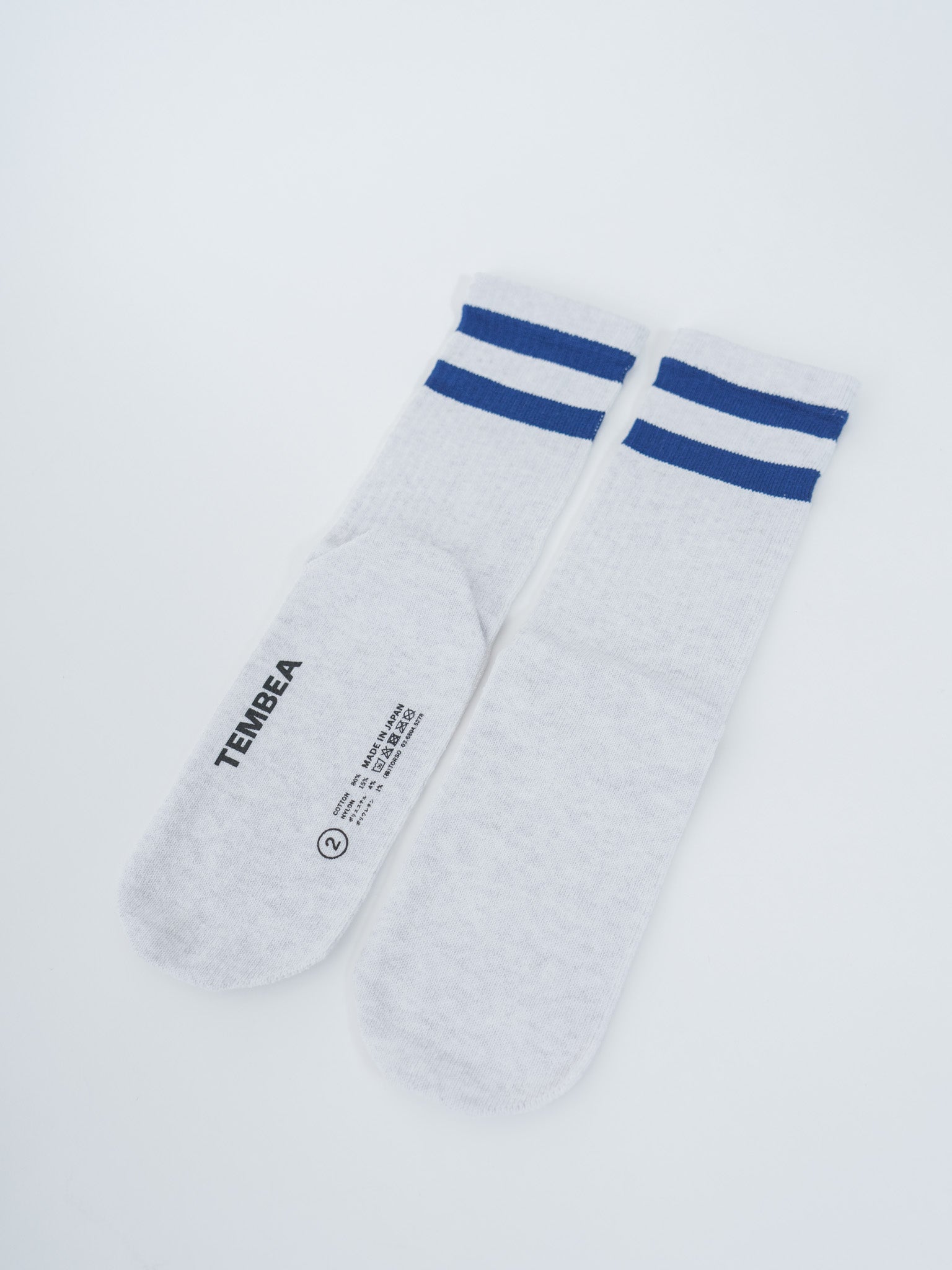 Namu Shop - Tembea Gunsoku Socks - Pink, Light Gray/Navy
