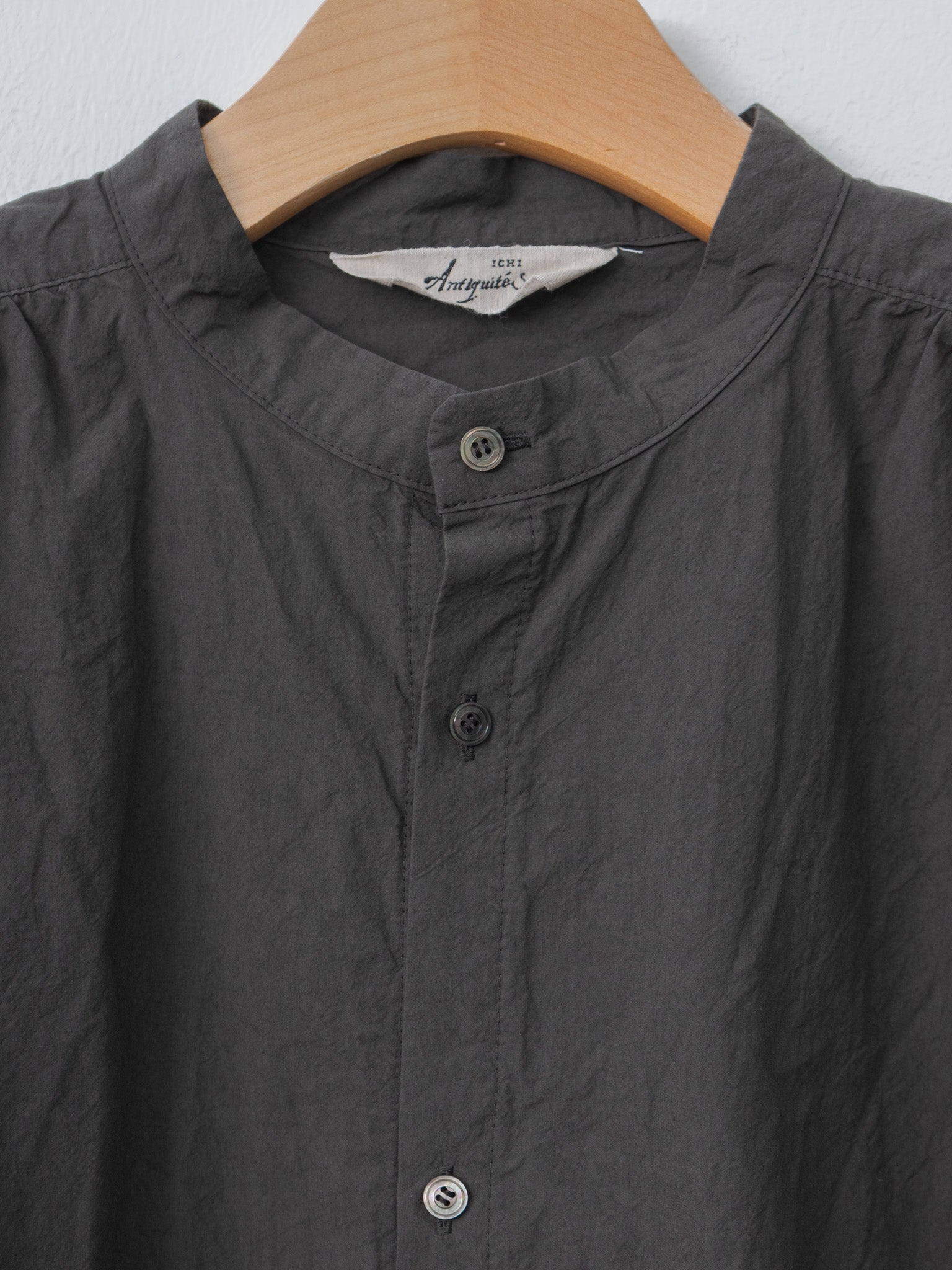 Namu Shop - Ichi Antiquites Typewriter Shirt - Charcoal
