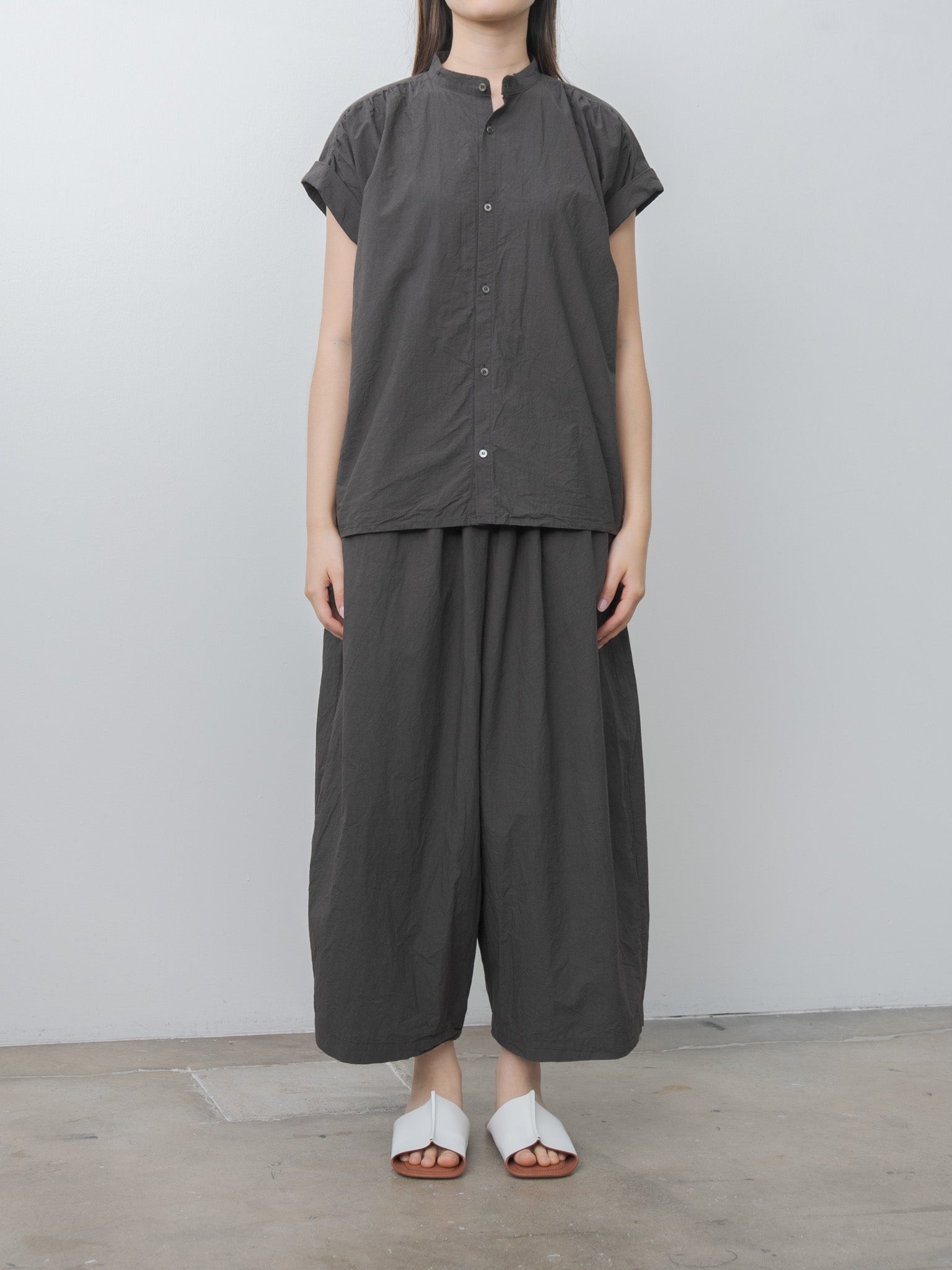 Namu Shop - Ichi Antiquites Typewriter Shirt - Charcoal