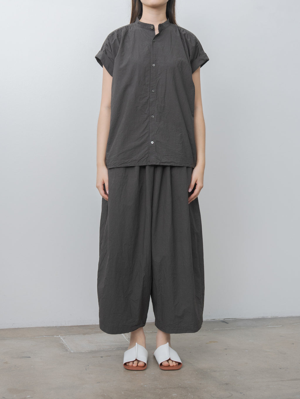Namu Shop - Ichi Antiquites Typewriter Shirt - Charcoal