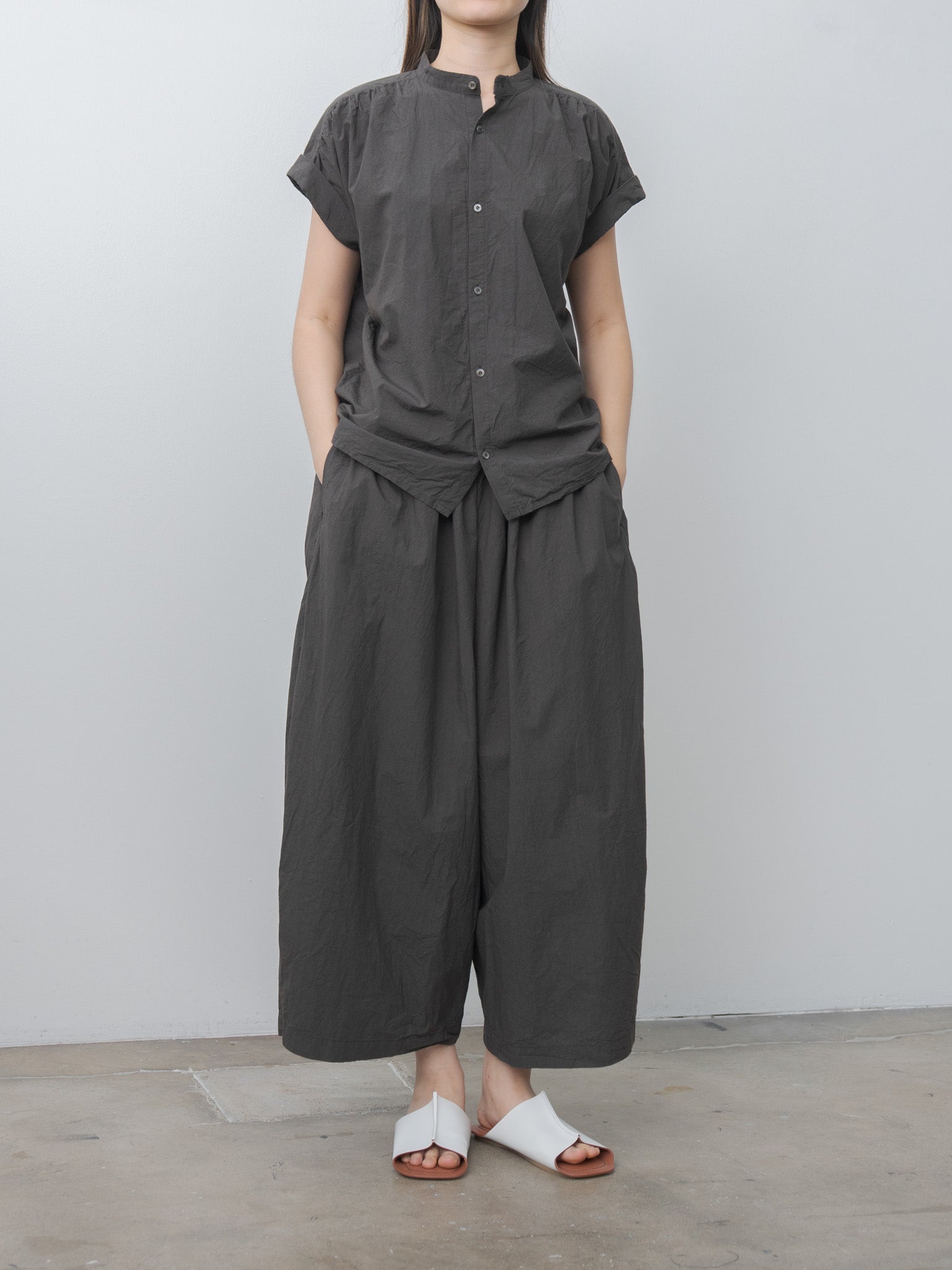 Namu Shop - Ichi Antiquites Typewriter Shirt - Charcoal