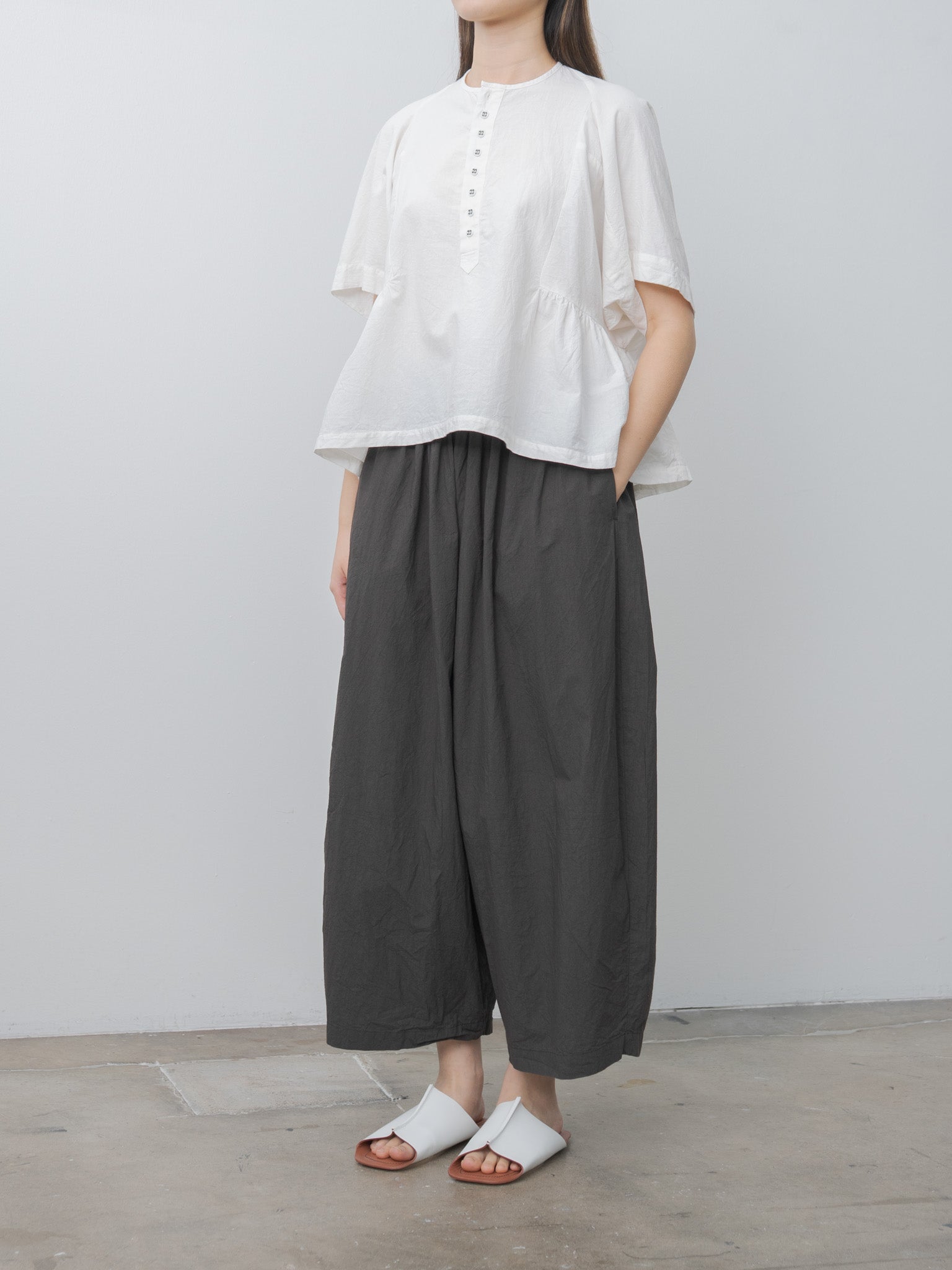 Namu Shop - Ichi Antiquites Co/Li Shirt - White