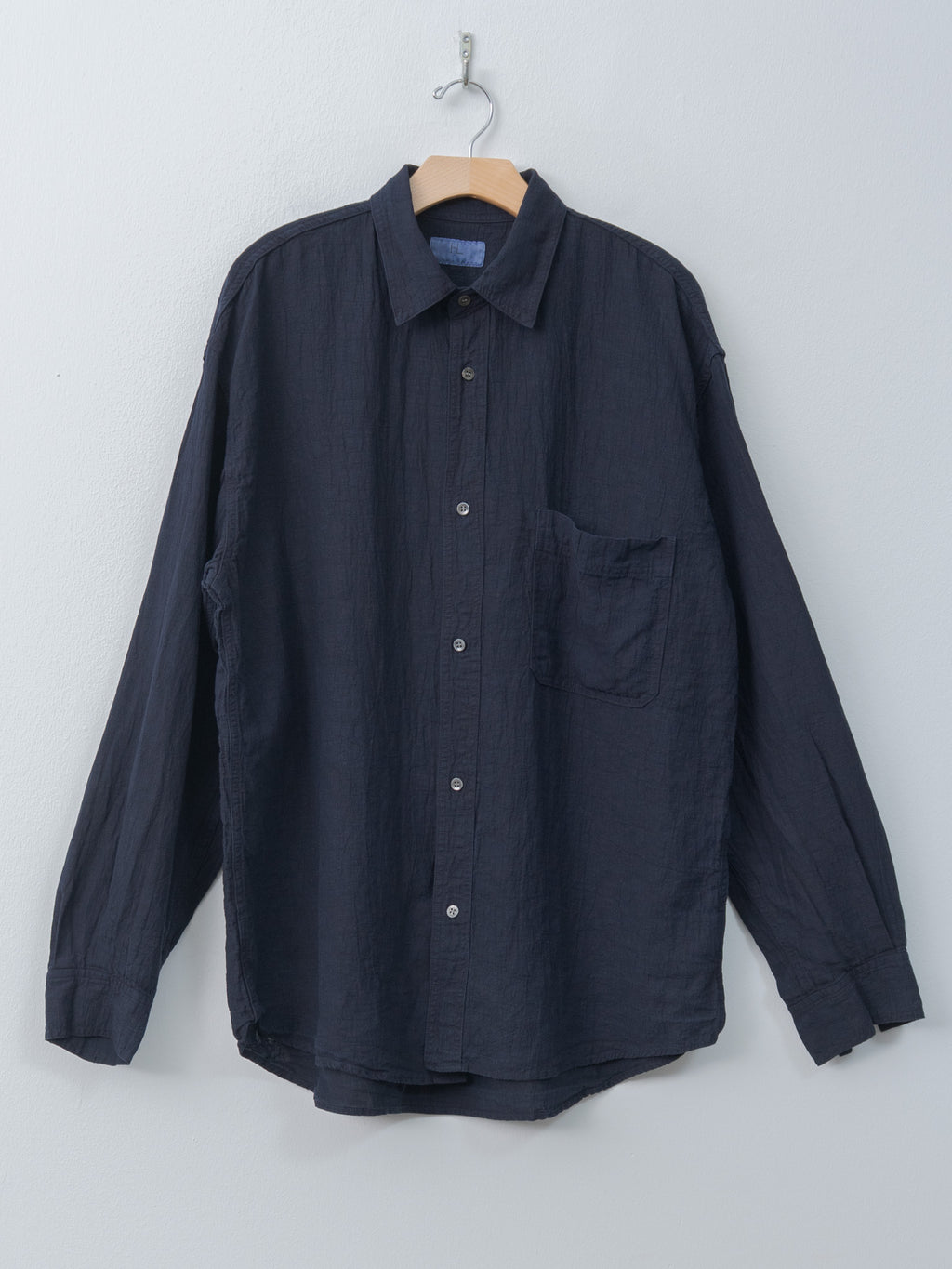 Namu Shop - Herill Linen Work Shirt - Navy