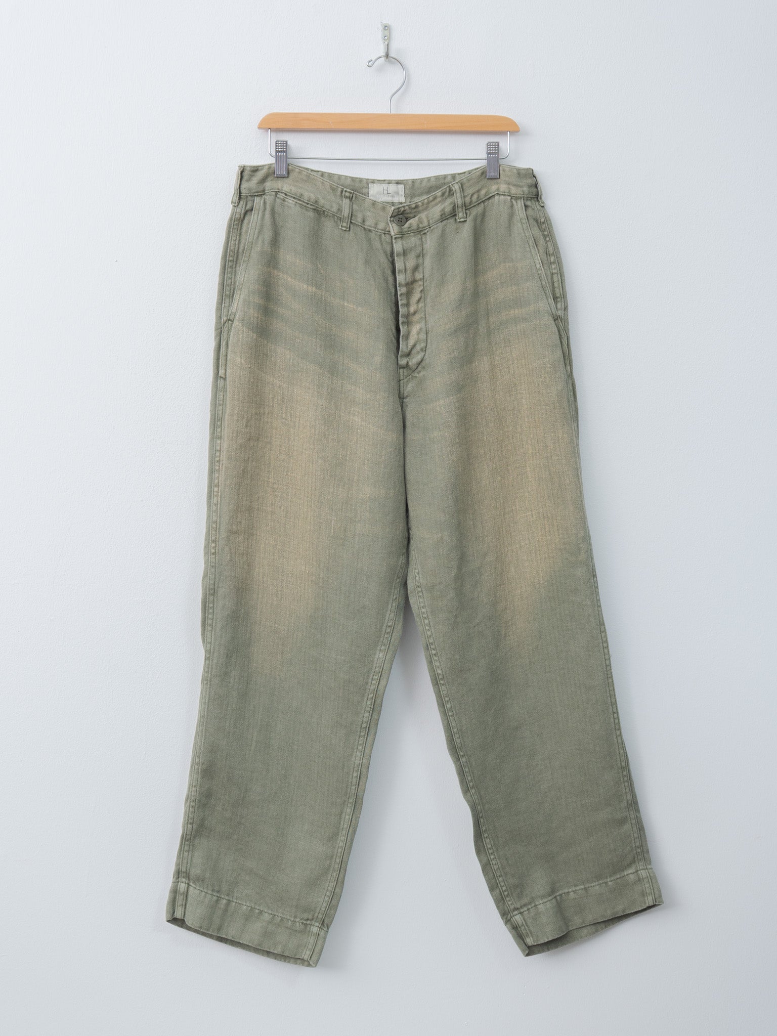Namu Shop - Herill USMC HBT Linen Pants - Olive Drab