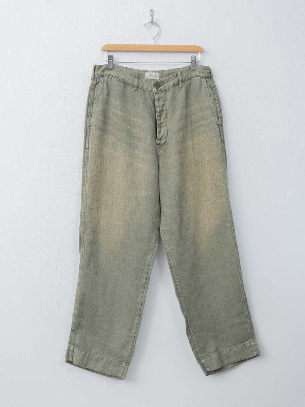 Namu Shop - Herill USMC HBT Linen Pants - Olive Drab