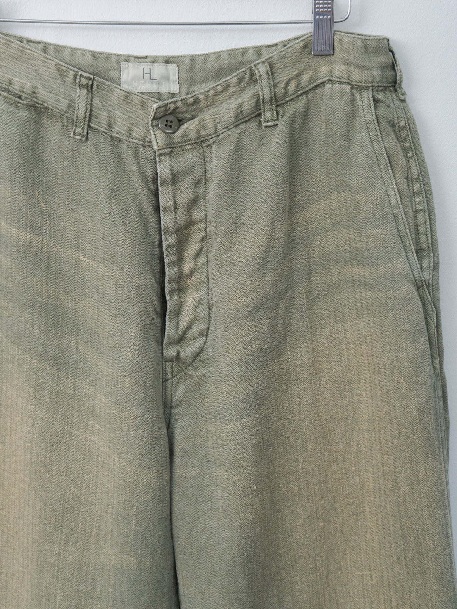 Namu Shop - Herill USMC HBT Linen Pants - Olive Drab
