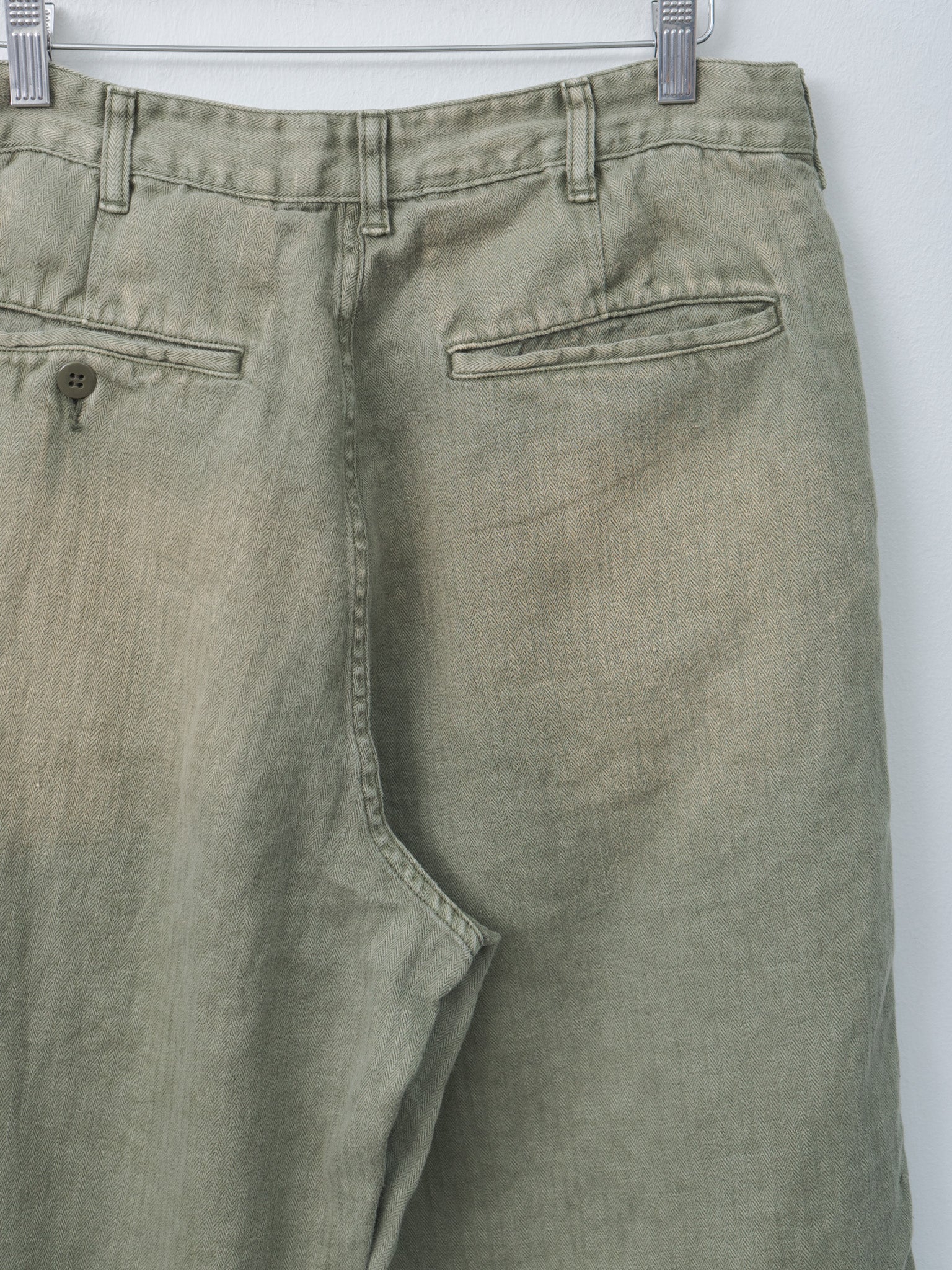 Namu Shop - Herill USMC HBT Linen Pants - Olive Drab