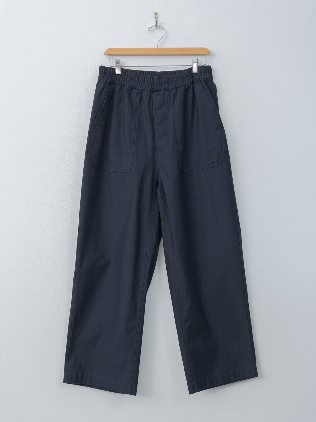 Namu Shop - Document U.S. Back Satin Fatigue Easy Pants - Navy