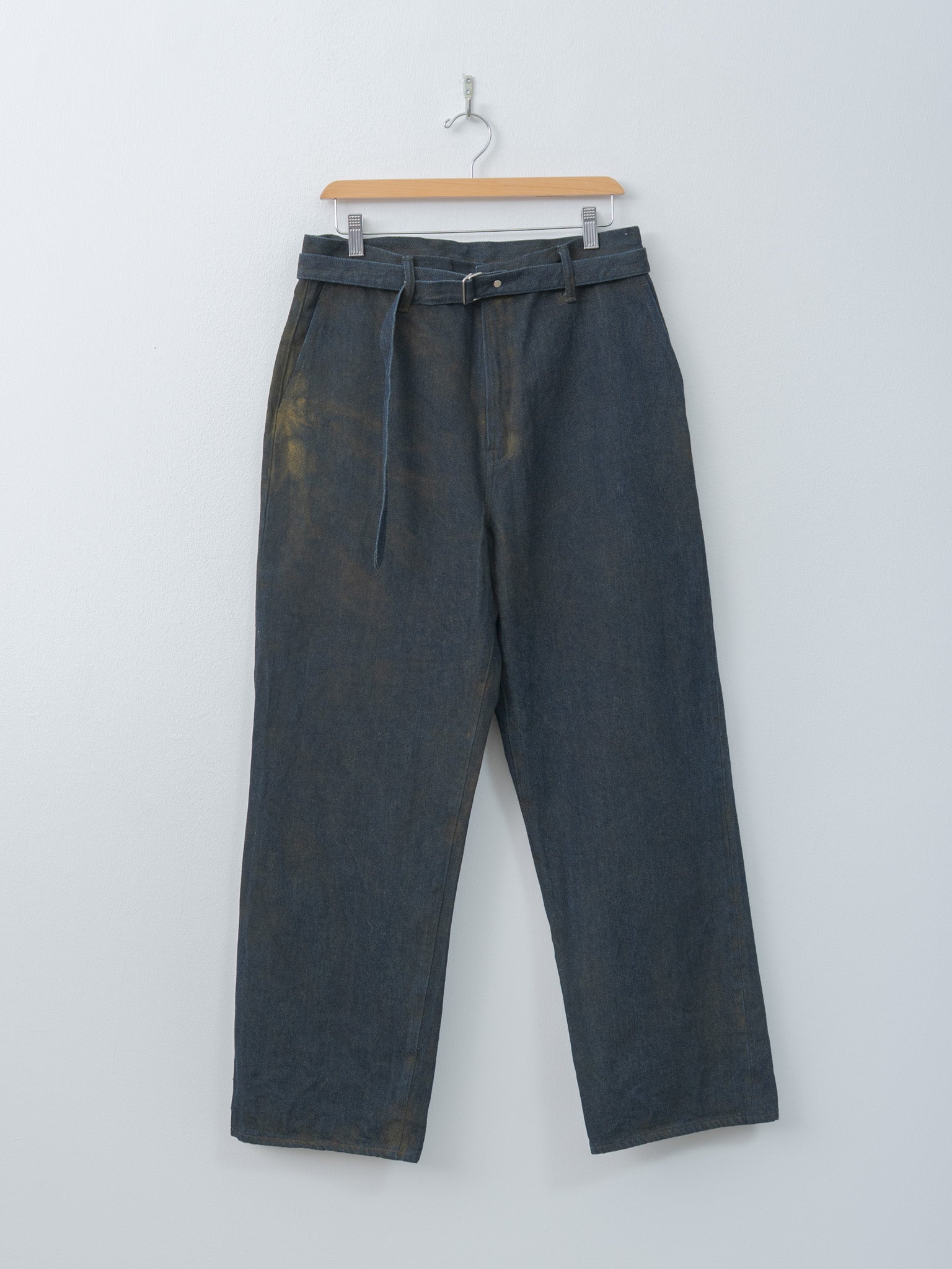 Namu Shop - Yoko Sakamoto Belted Trousers - Yellow Ochre