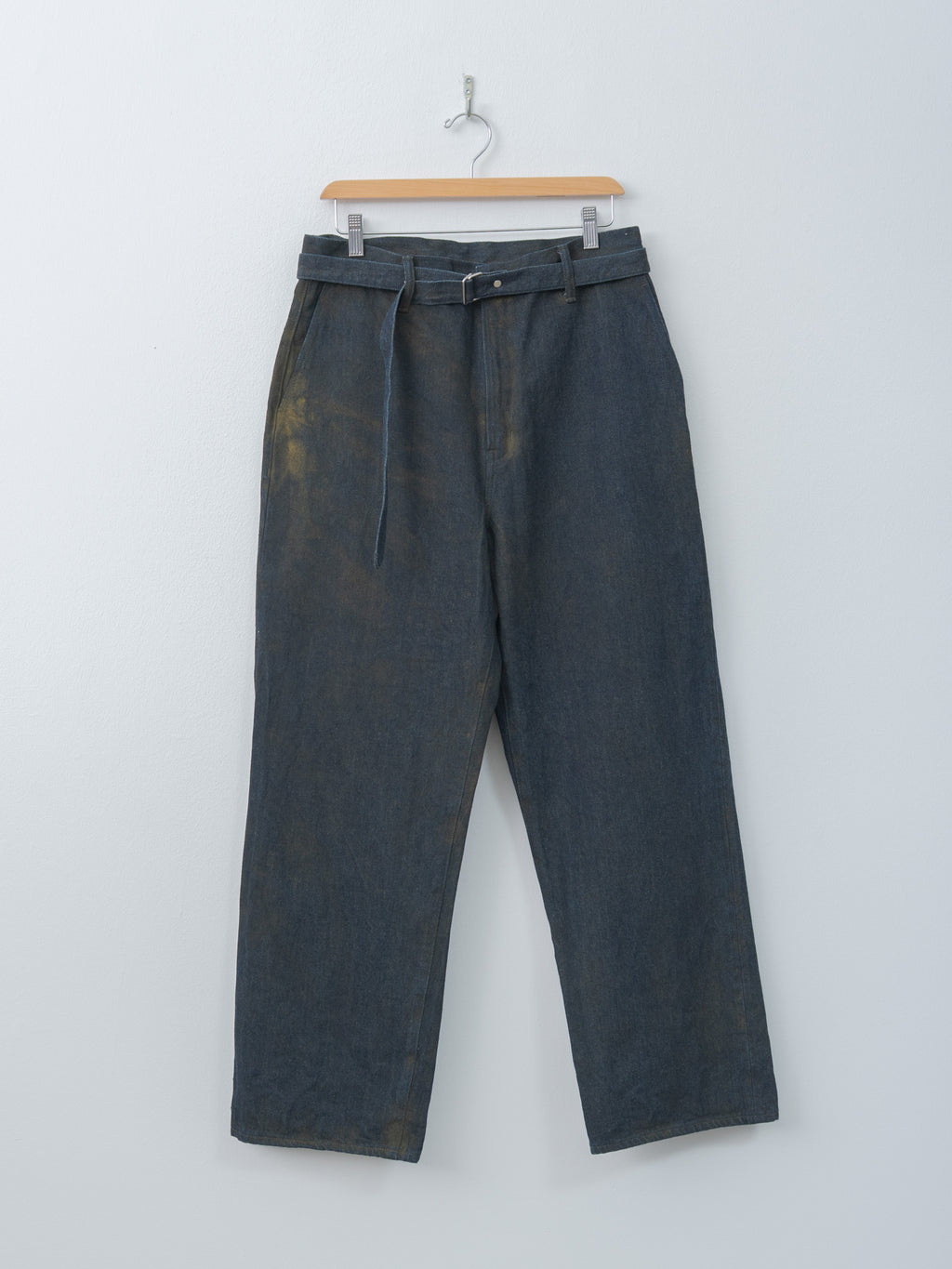 Namu Shop - Yoko Sakamoto Belted Trousers - Yellow Ochre