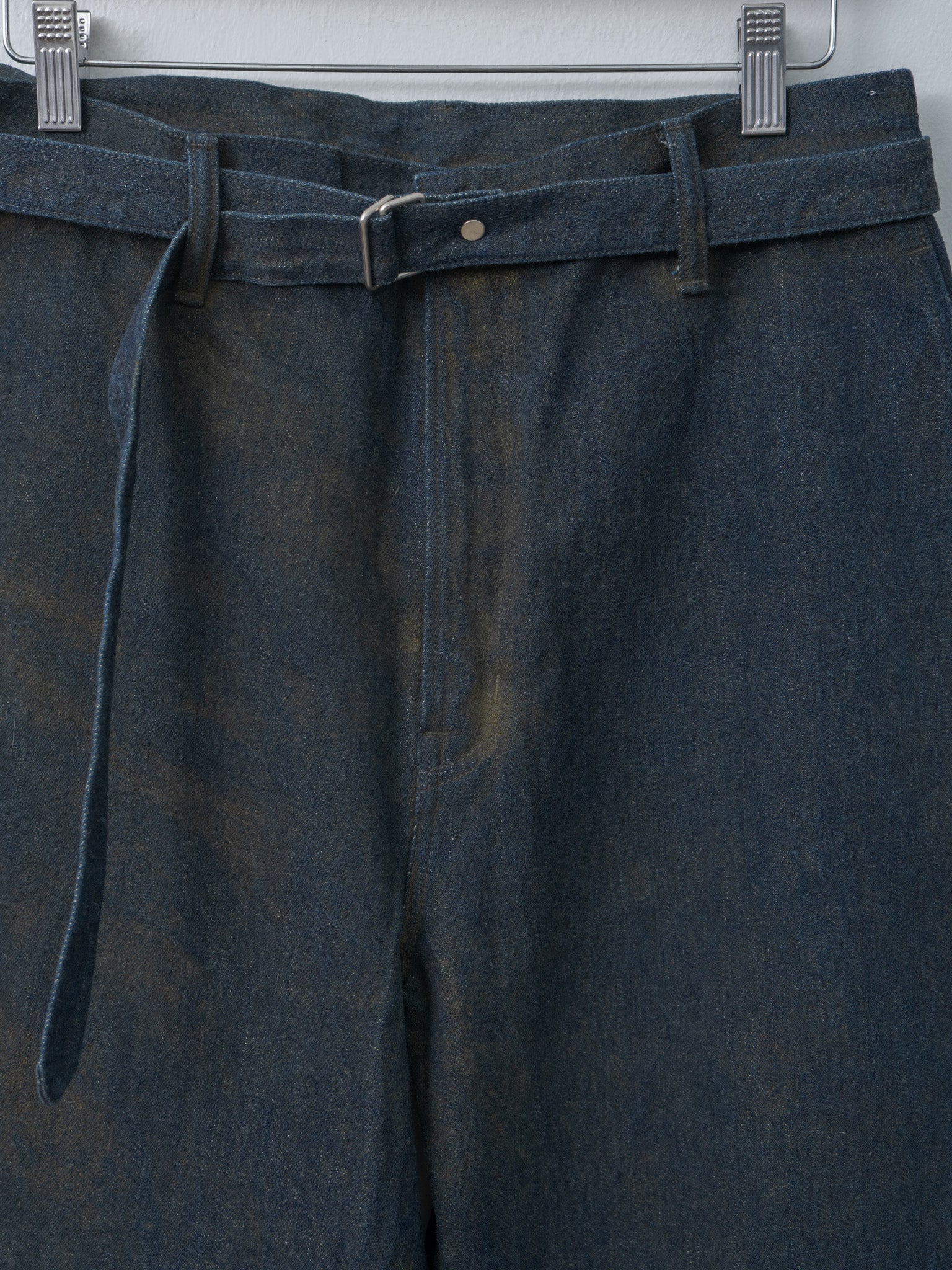 Namu Shop - Yoko Sakamoto Belted Trousers - Yellow Ochre