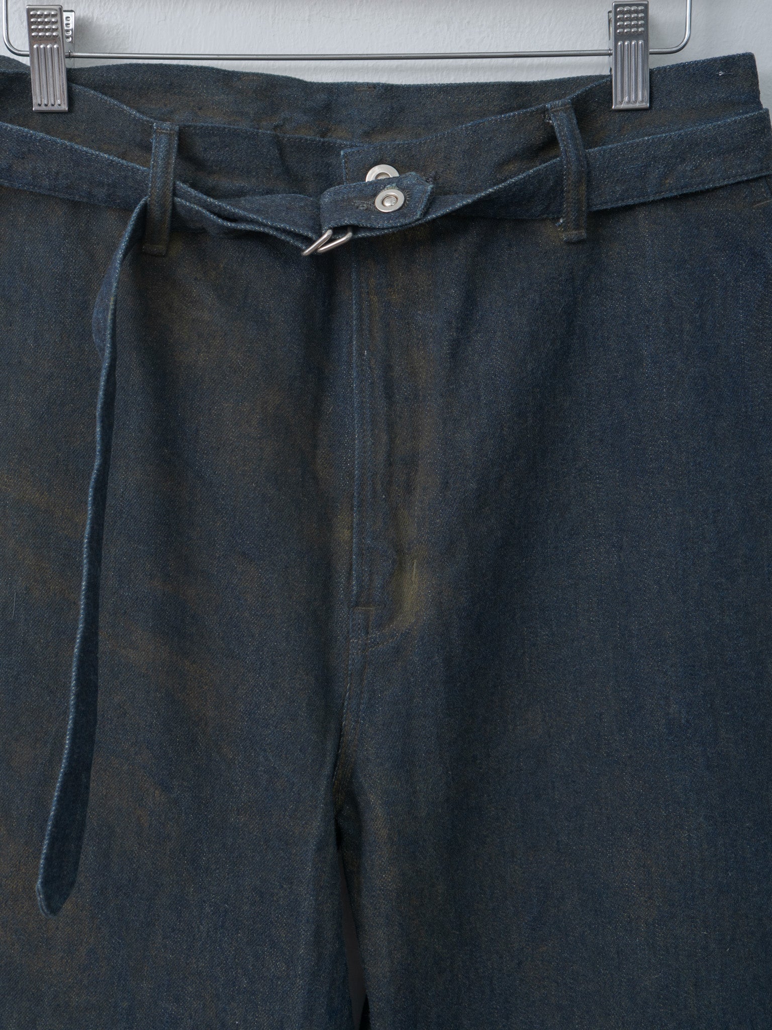 Namu Shop - Yoko Sakamoto Belted Trousers - Yellow Ochre