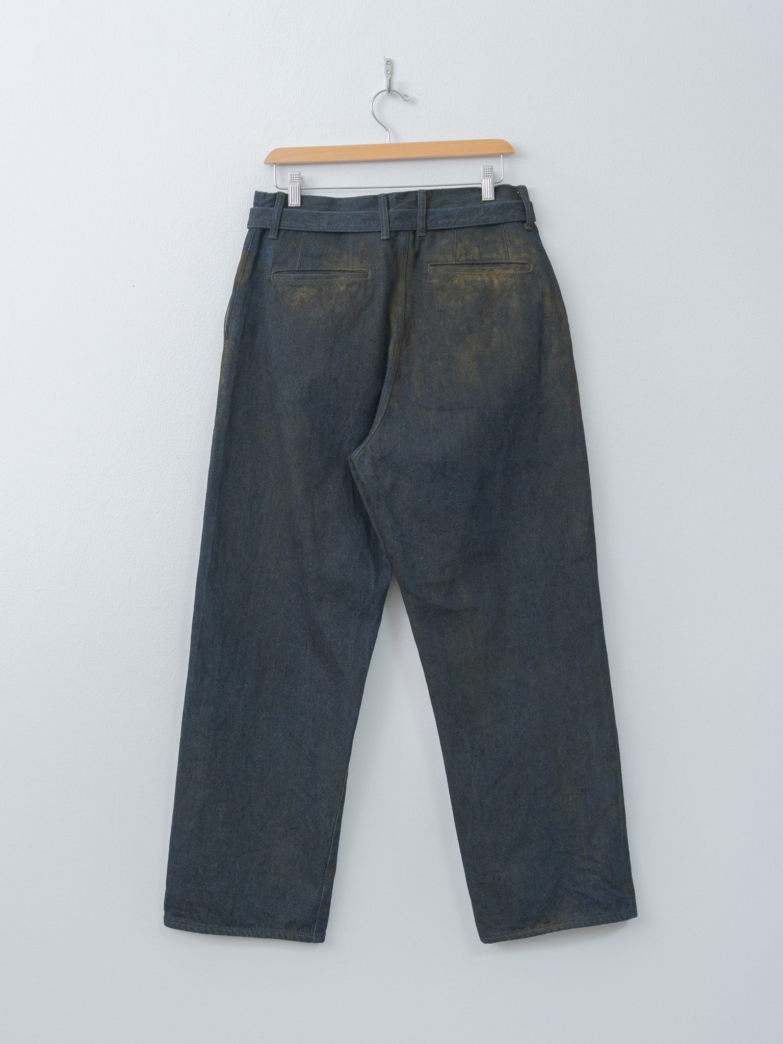 Namu Shop - Yoko Sakamoto Belted Trousers - Yellow Ochre