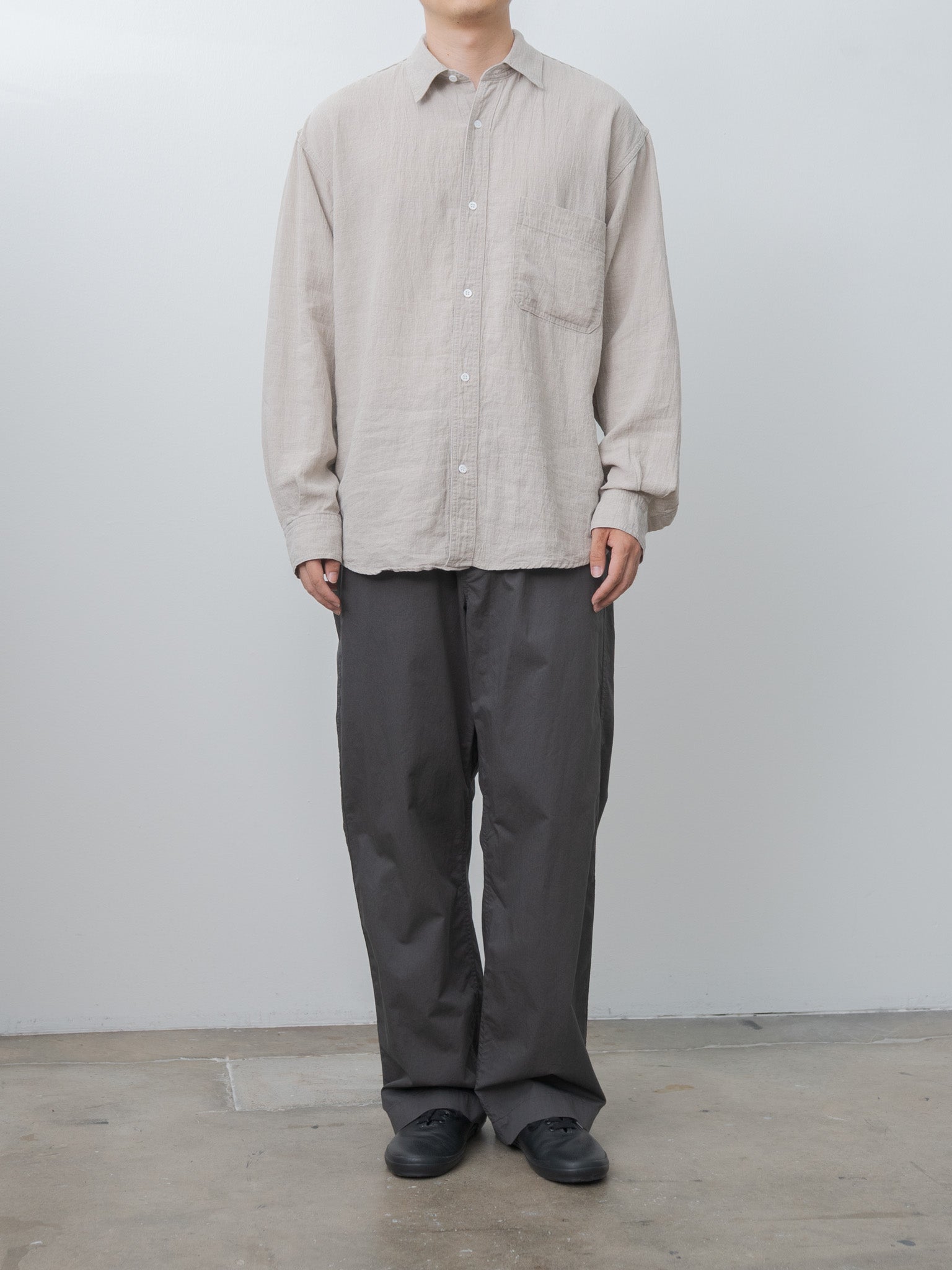 Namu Shop - Herill Linen Work Shirt - Natural