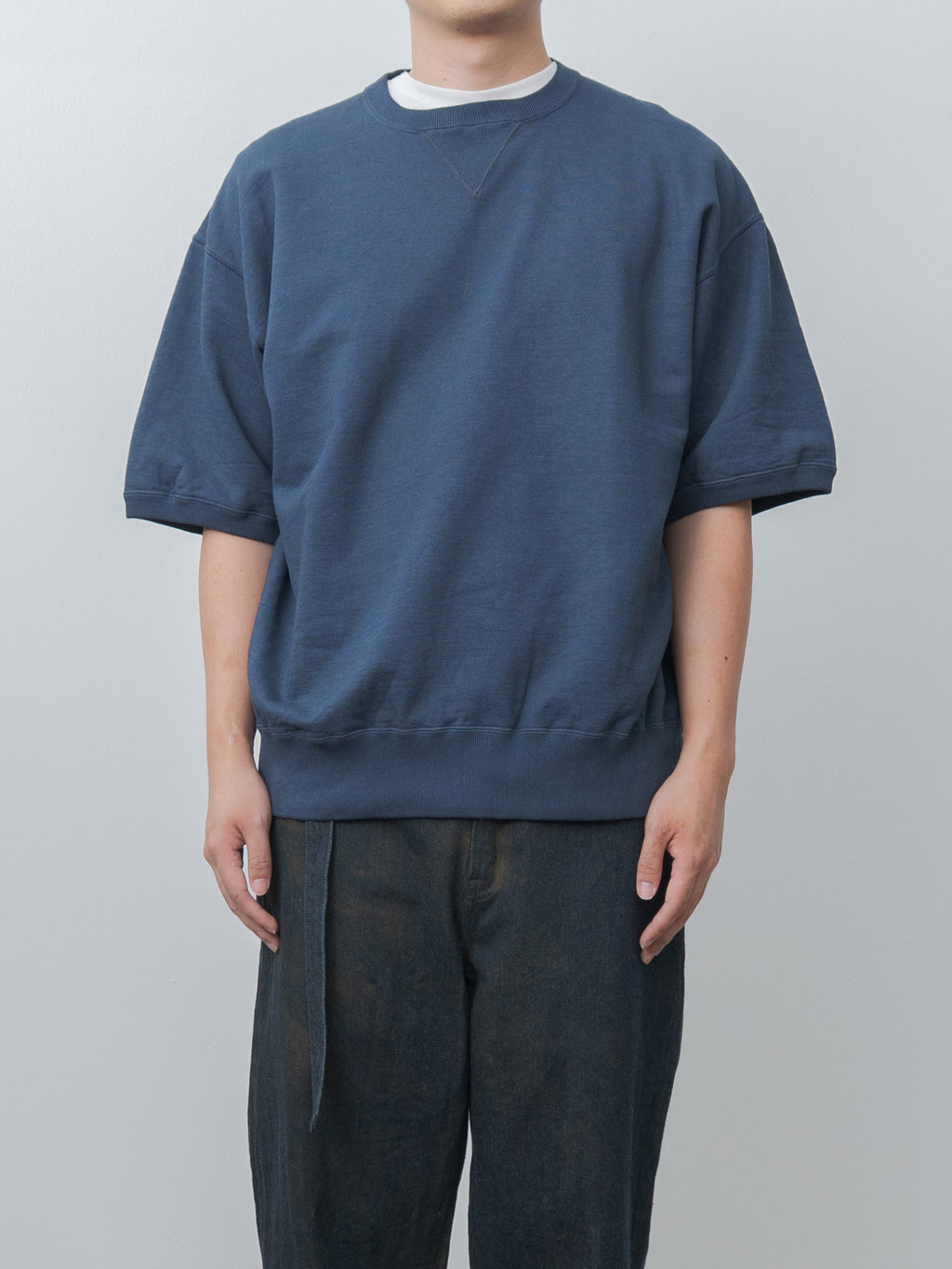 Namu Shop - Yoko Sakamoto S/S Sweater - Indigo