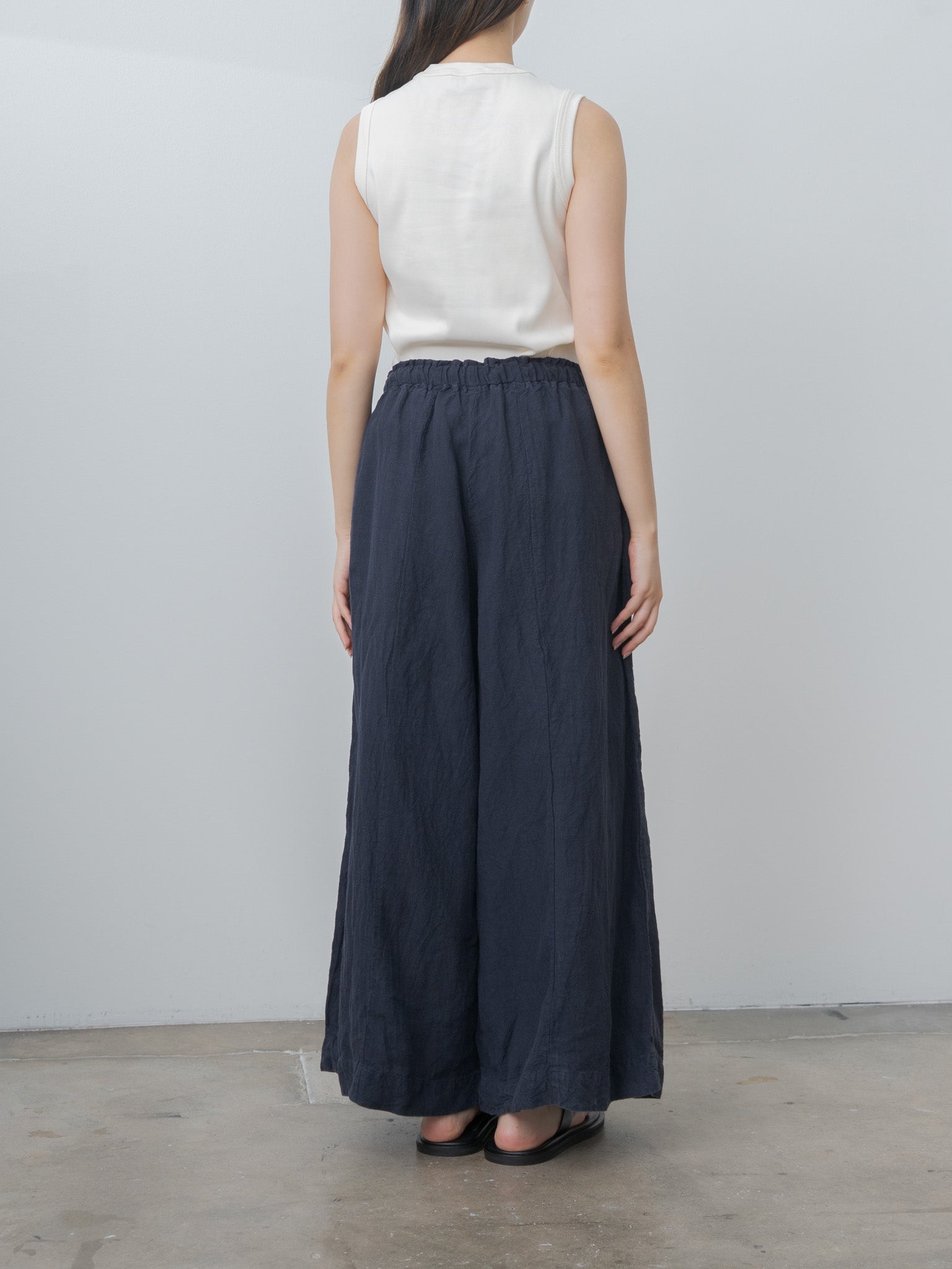 Linen Pants - Navy