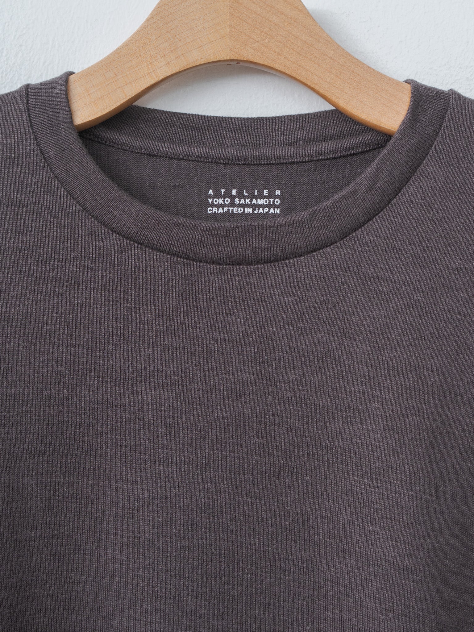 Hemp Jersey T-Shirt - Brown