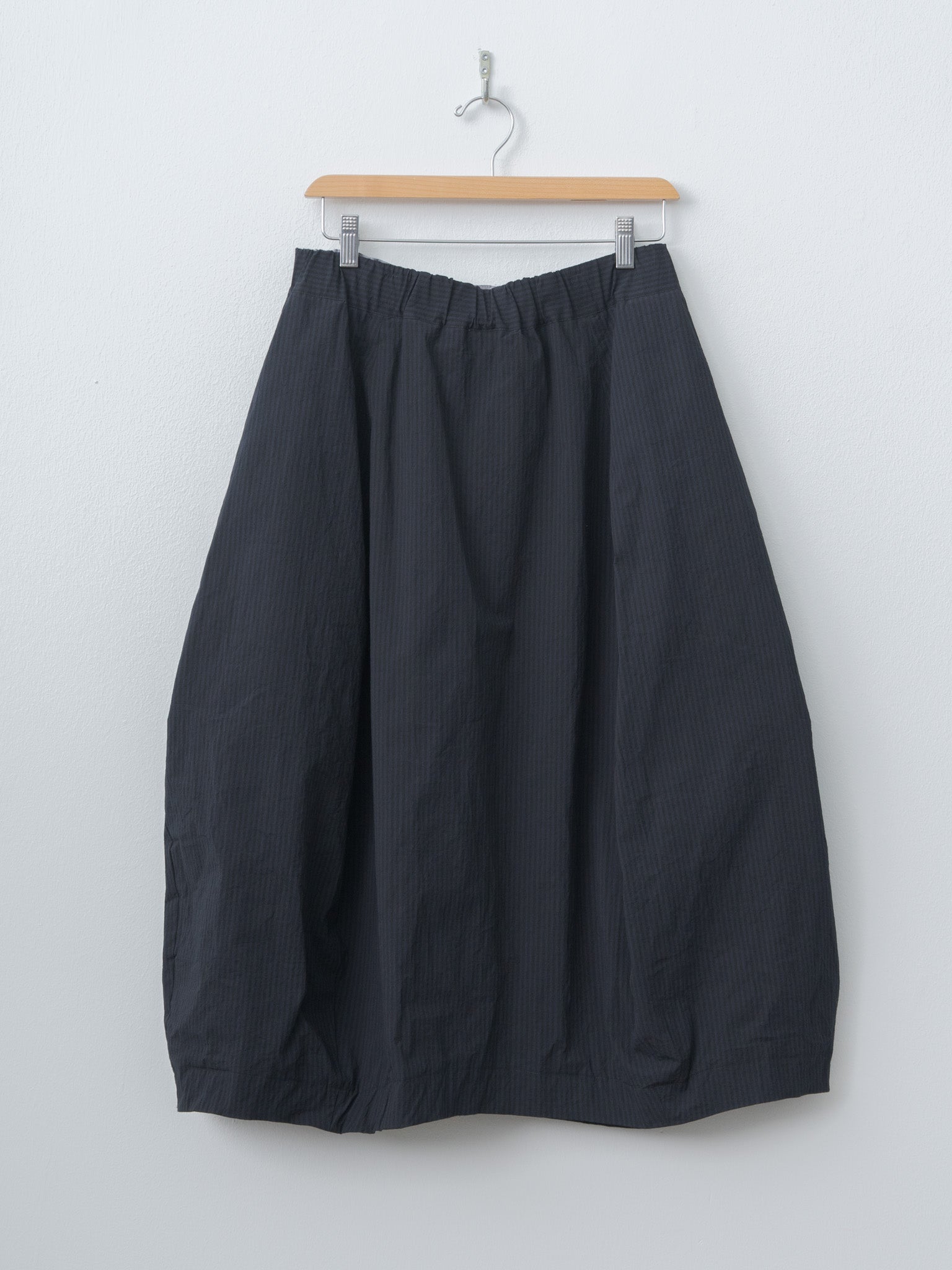 Carla Skirt - Black Navy Stripe