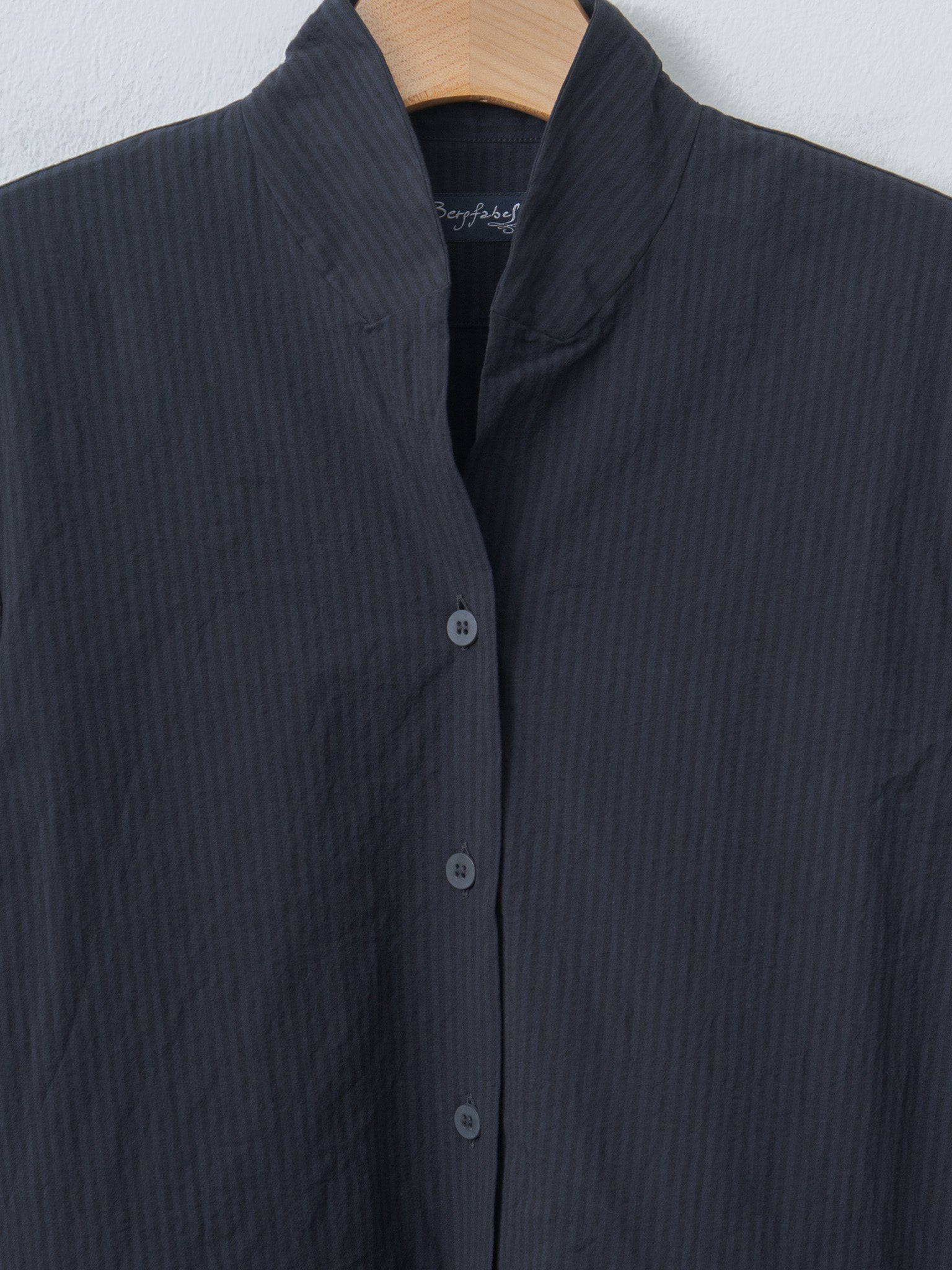 Letty Dress - Black Navy Stripe