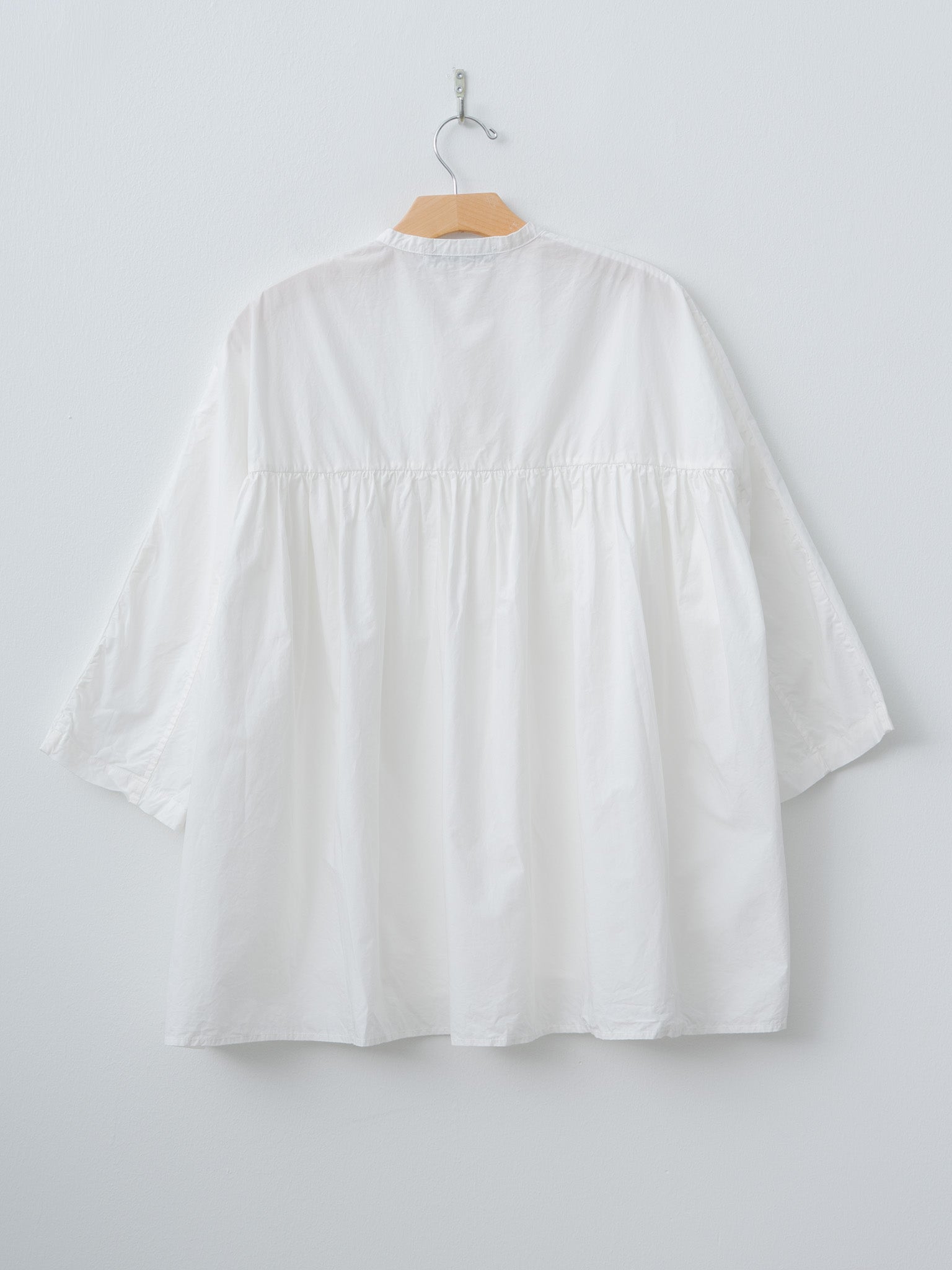 Gathered Blouse - White