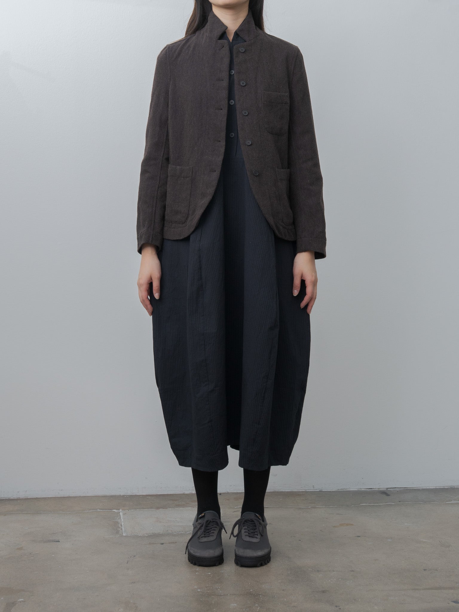 Caryl Jacket - Brown Navy