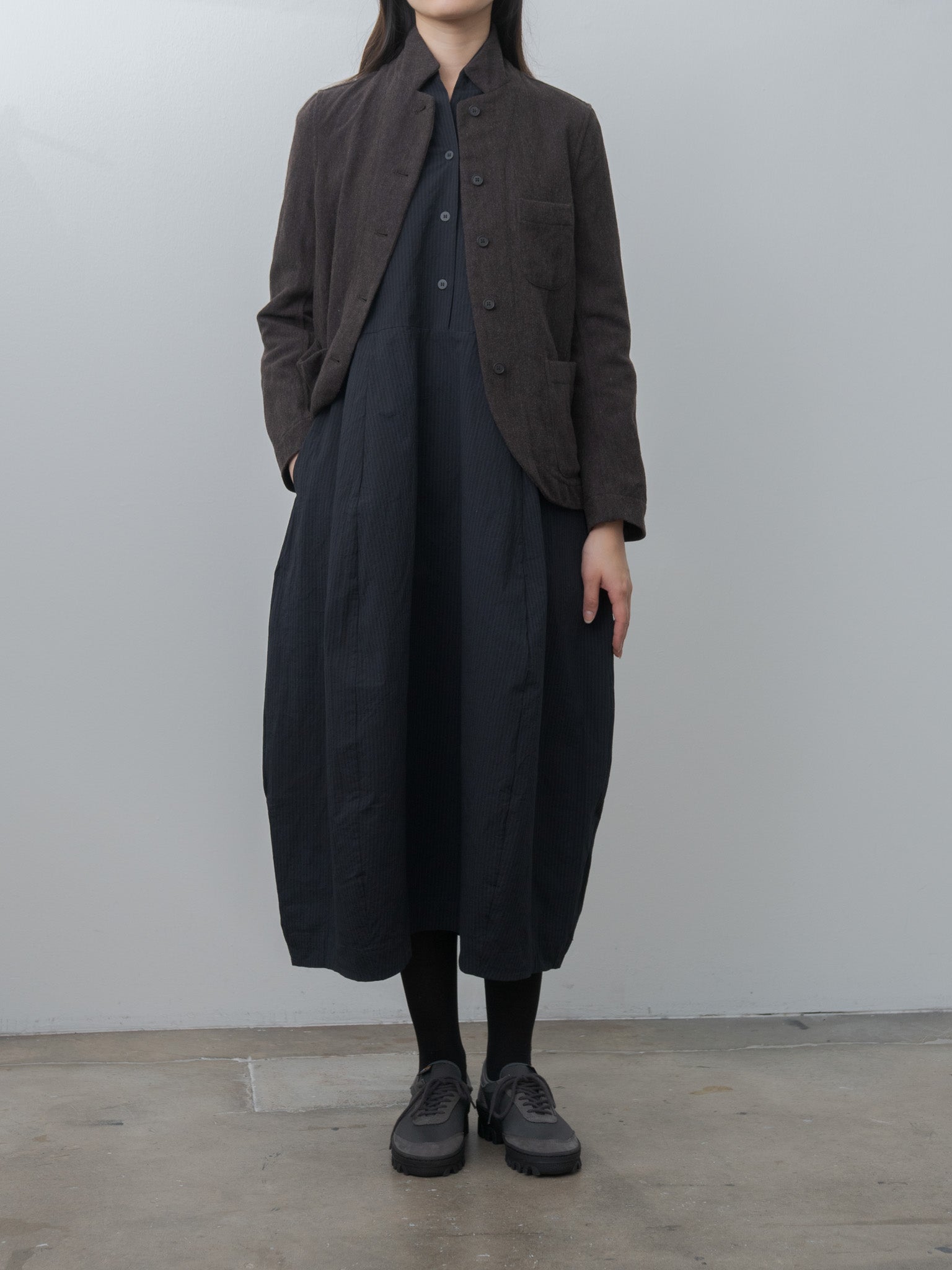 Caryl Jacket - Brown Navy