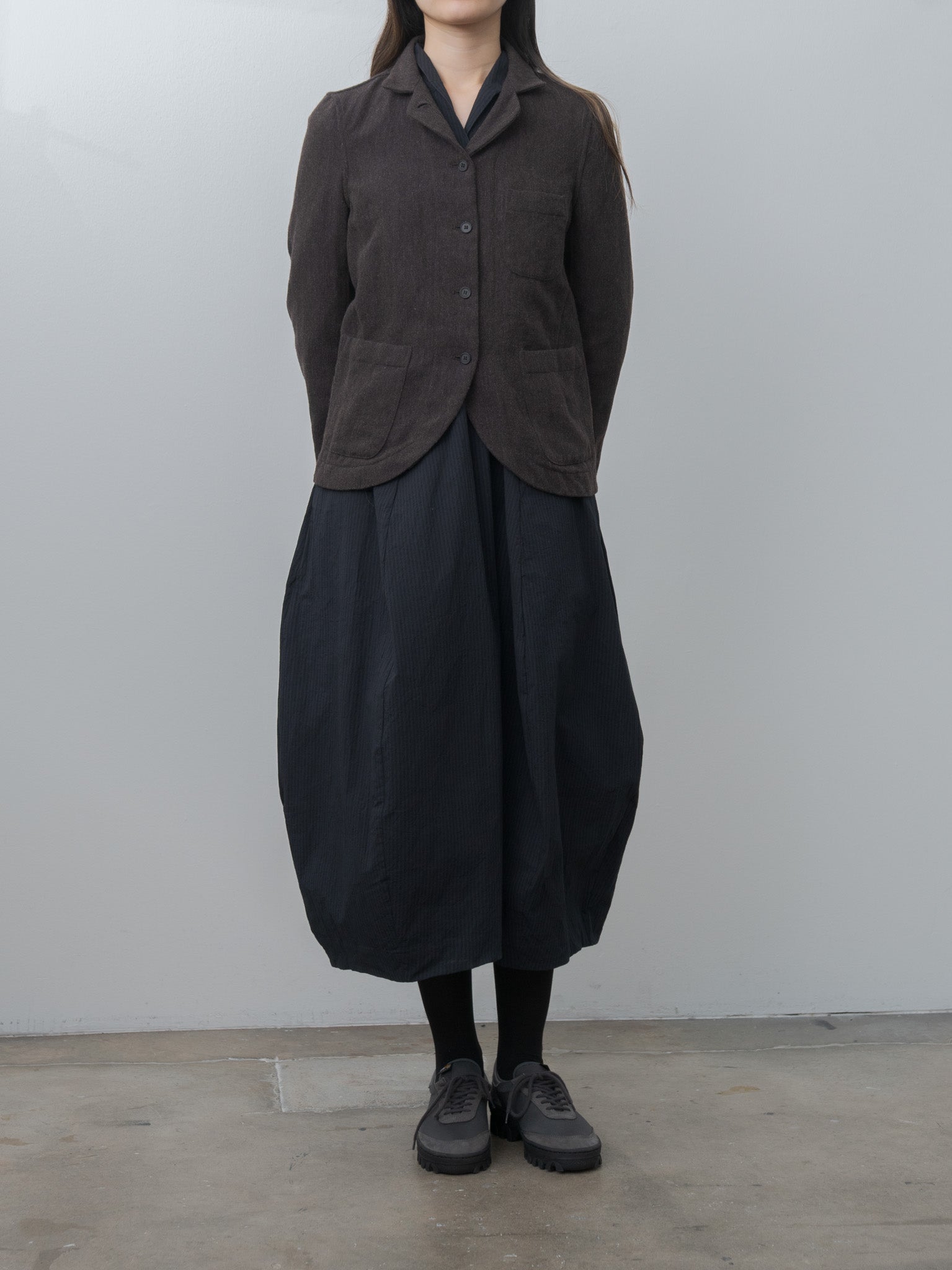 Caryl Jacket - Brown Navy