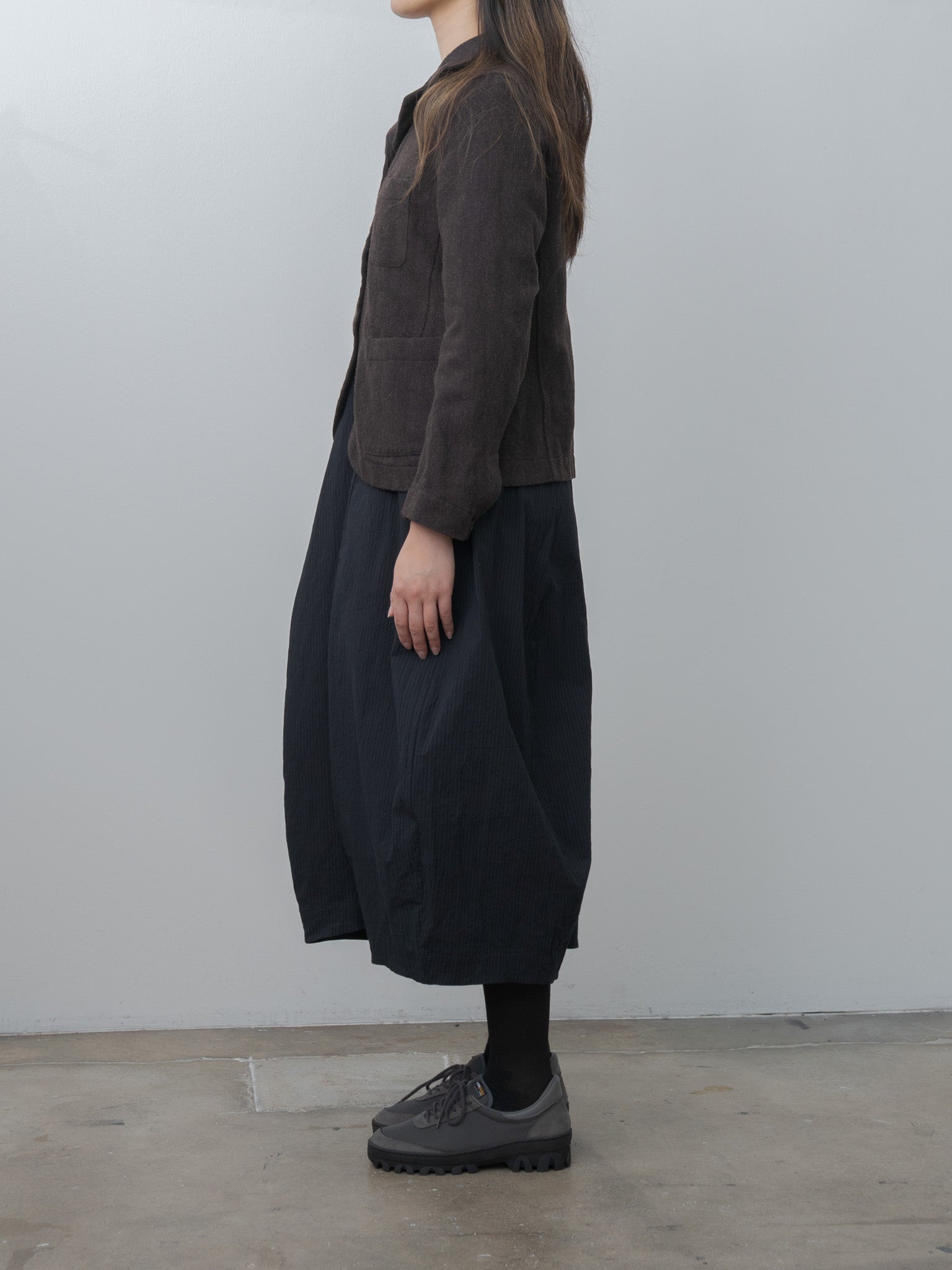 Caryl Jacket - Brown Navy