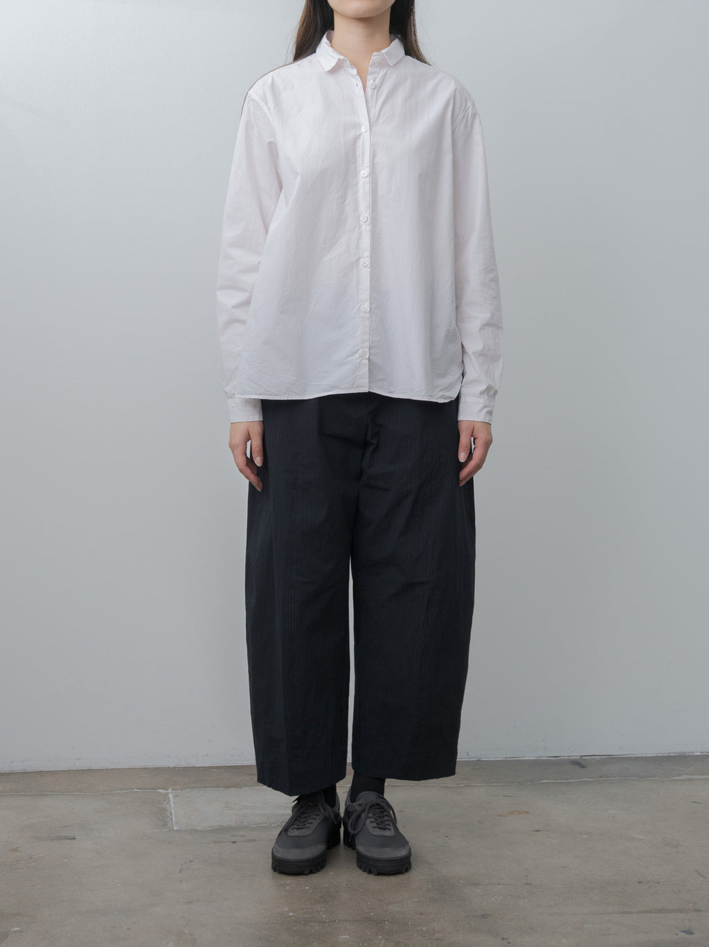 Loose Tyrol Shirt - Pink Stripe