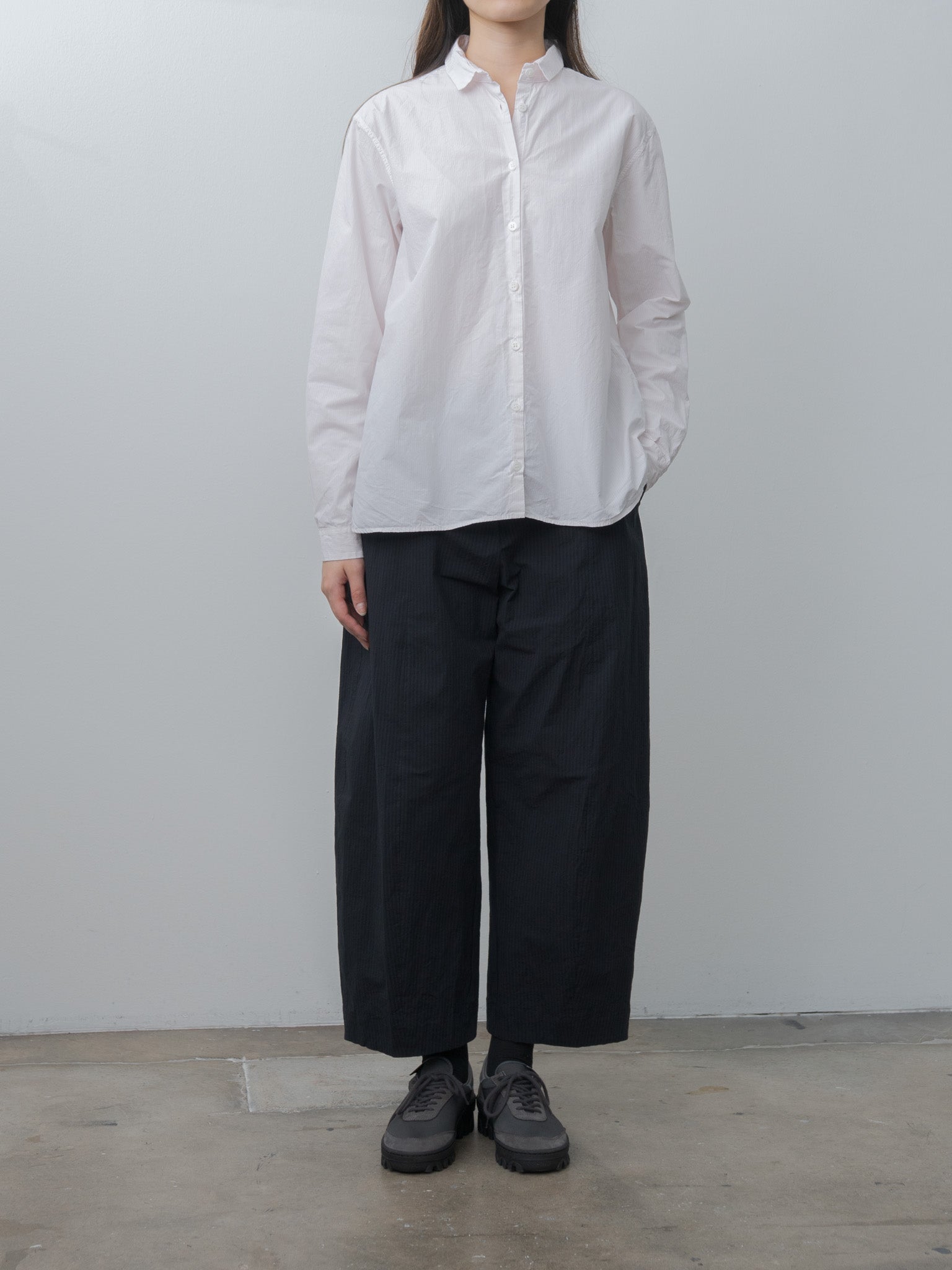 Loose Tyrol Shirt - Pink Stripe
