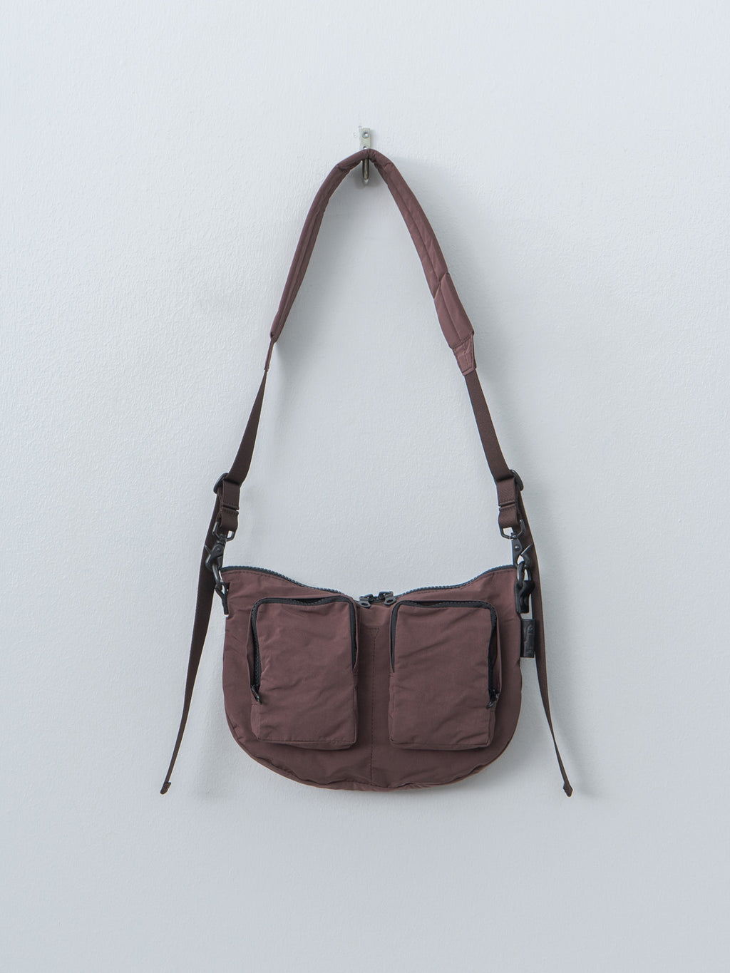 Split Yarn Bodybag S - Bordeaux Brown