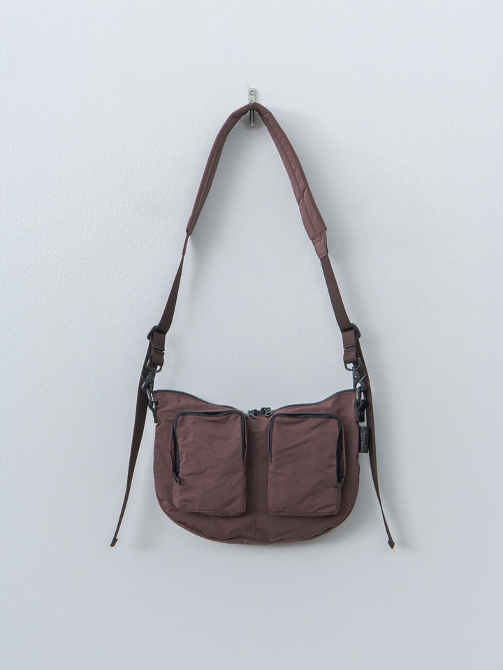 Split Yarn Bodybag S - Bordeaux Brown