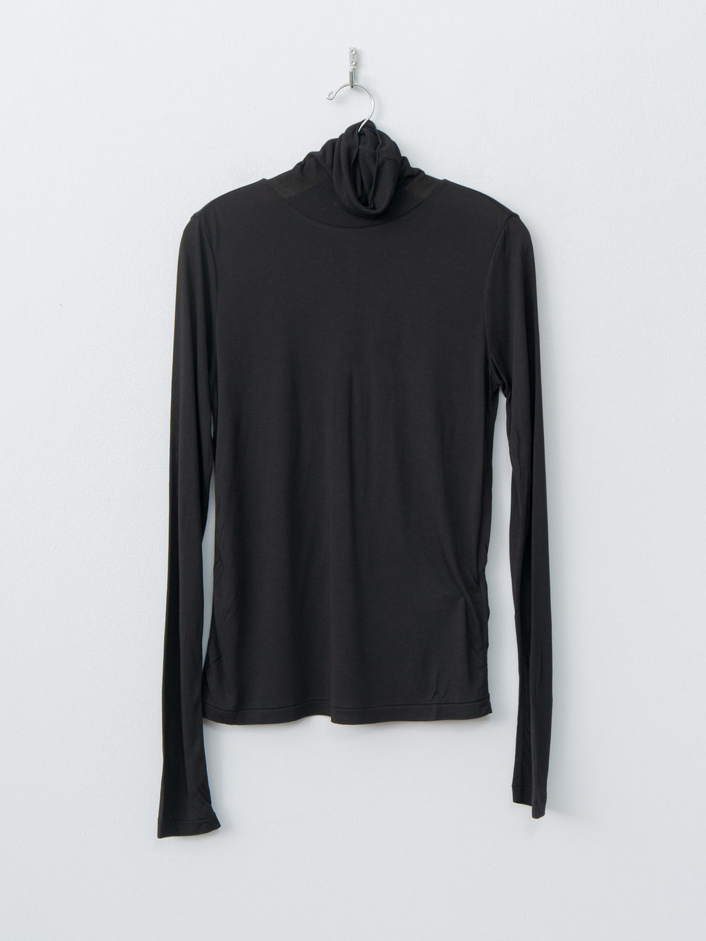 Namu Shop - Aton Modal Silk Jersey Turtleneck - Black