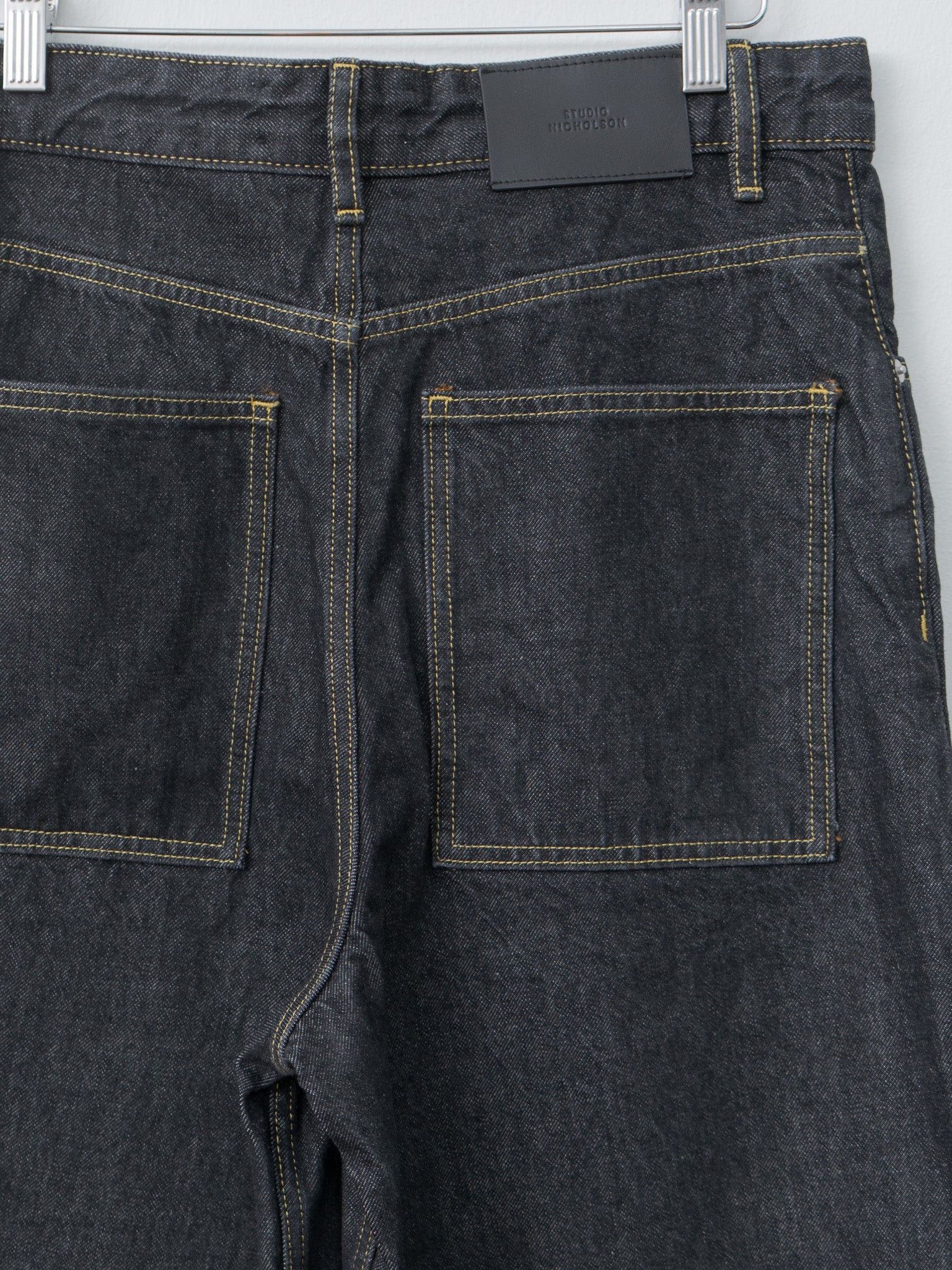Namu Shop - Studio Nicholson Neive Denim - Black