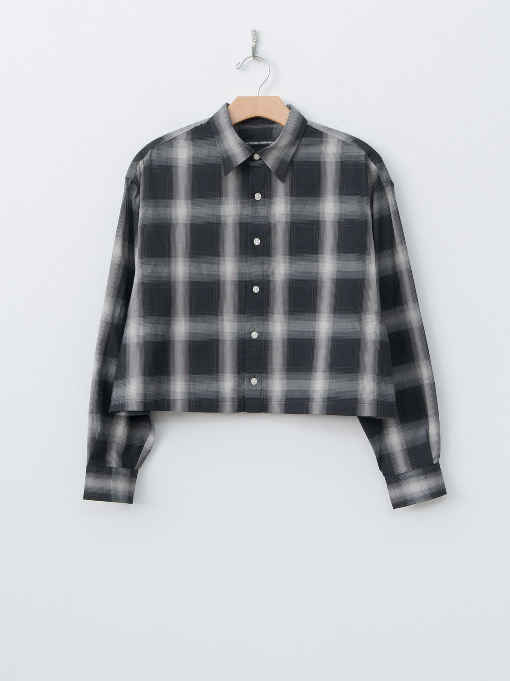 Namu Shop - Nicholson & Nicholson Sara-W Shirt - Gray Check