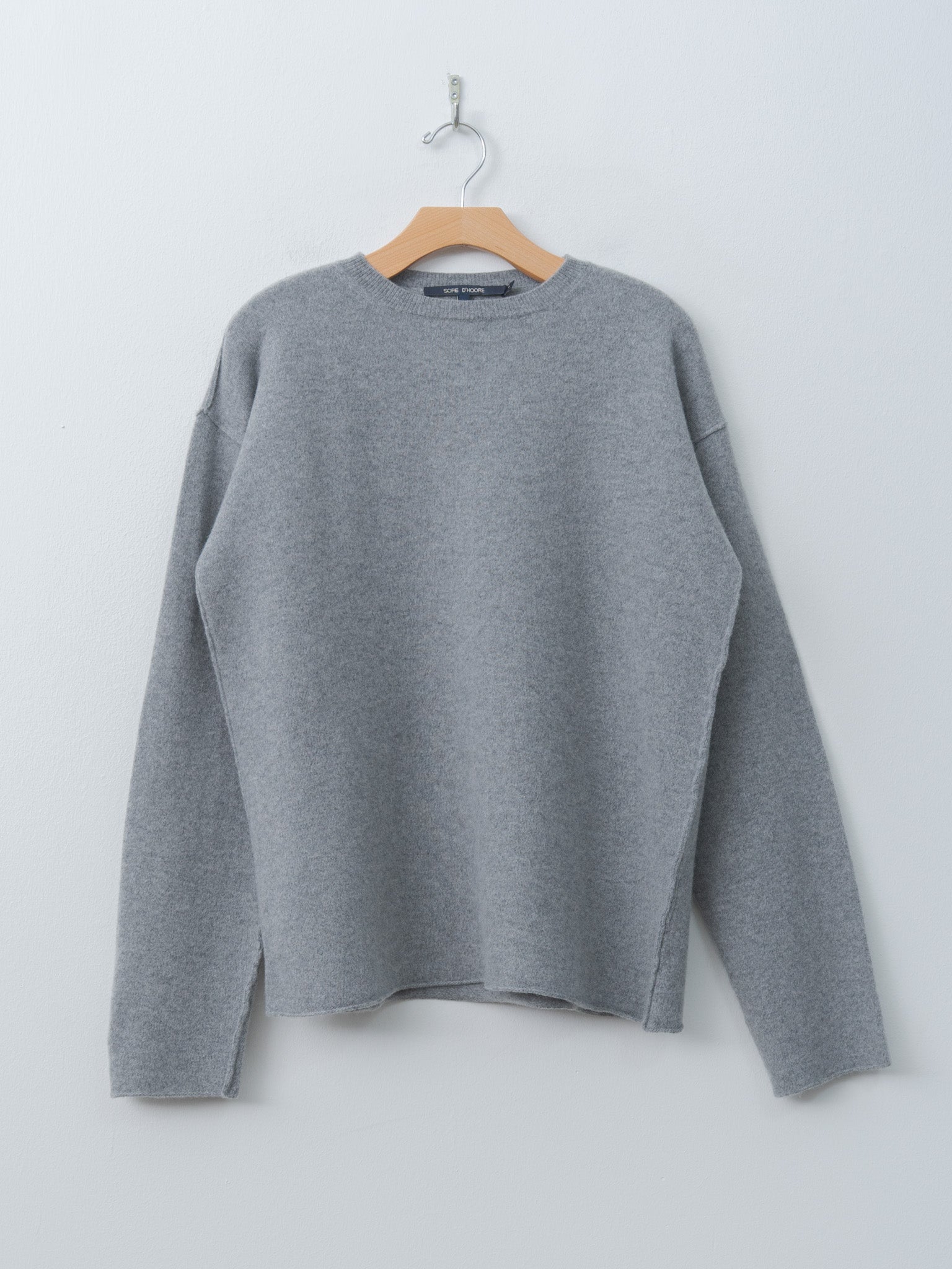 Namu Shop - Sofie D'Hoore MILES Sweater - Mid Gray Melange