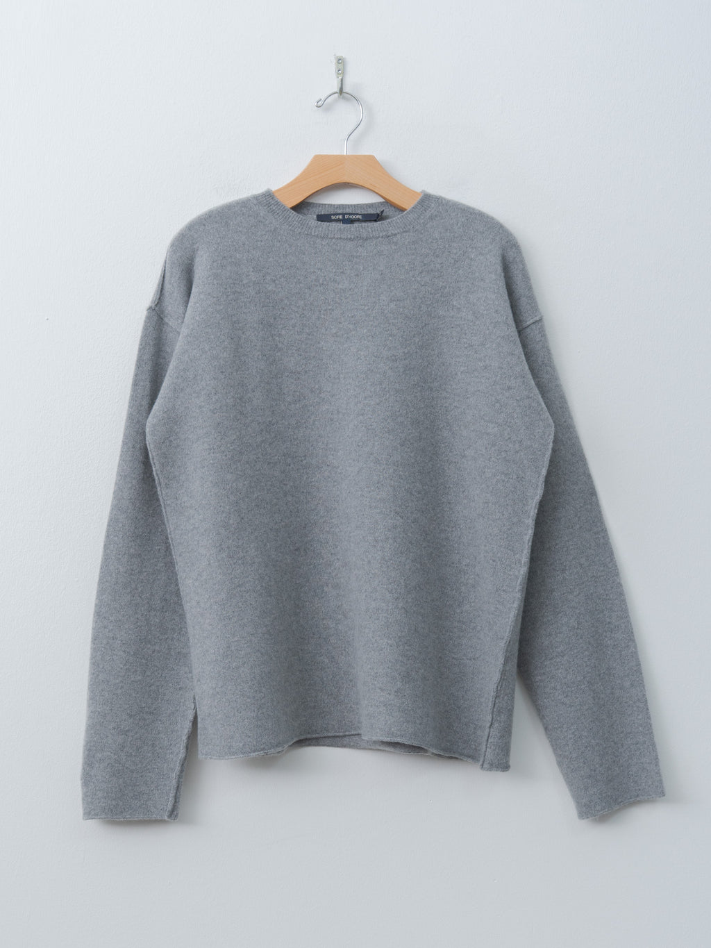 Namu Shop - Sofie D'Hoore MILES Sweater - Mid Gray Melange