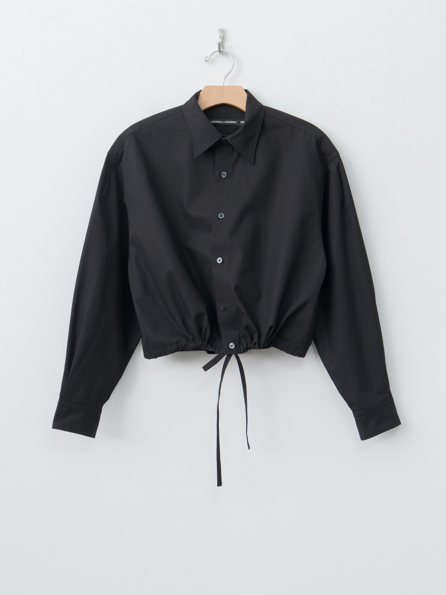 Namu Shop - Nicholson & Nicholson Allie-Twill Shirt - Black